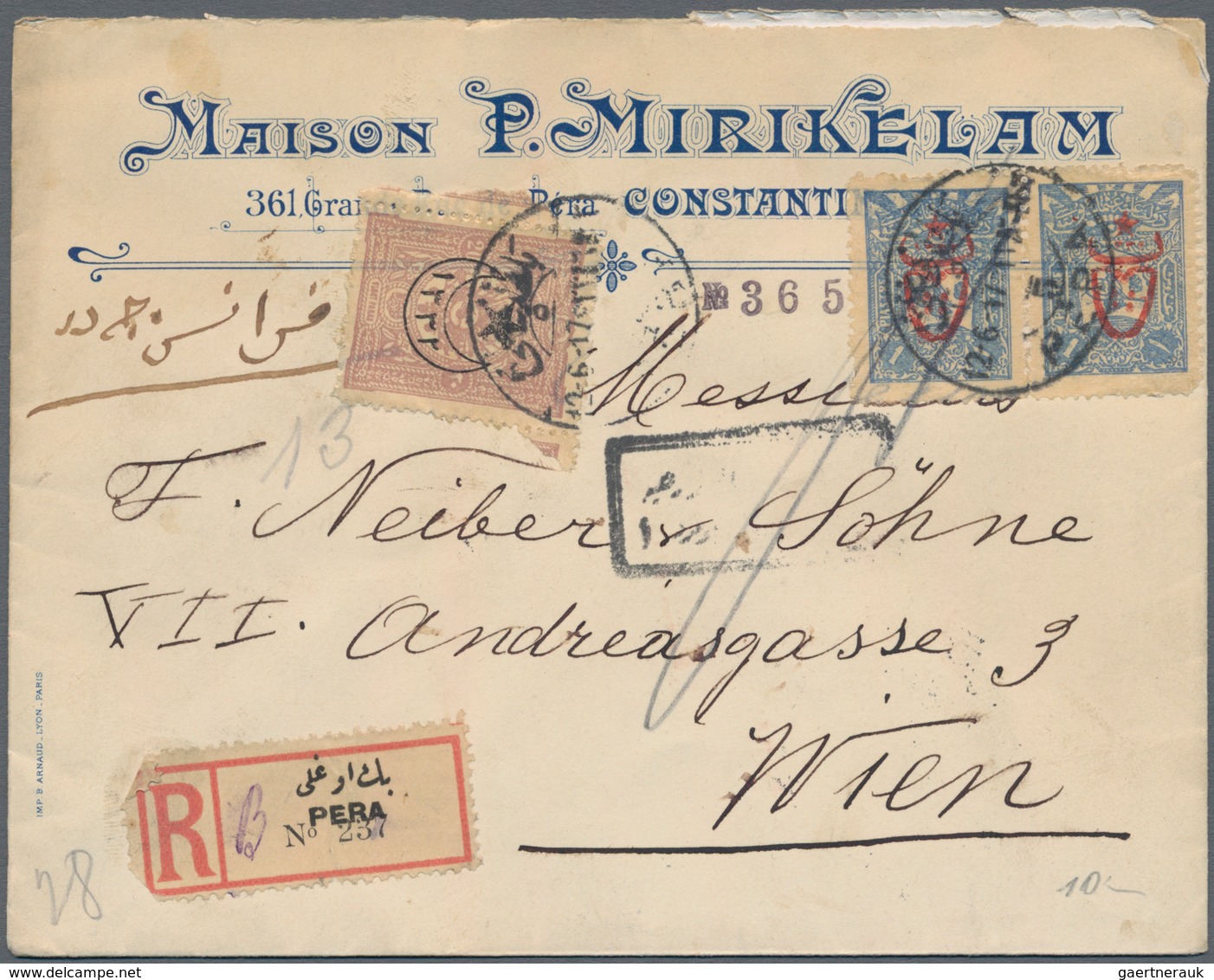 Türkei: 1914/1978, 27 Letter Including 14 Parcel Cards/money Orders. Some With Nice Frankings. Sligh - Oblitérés