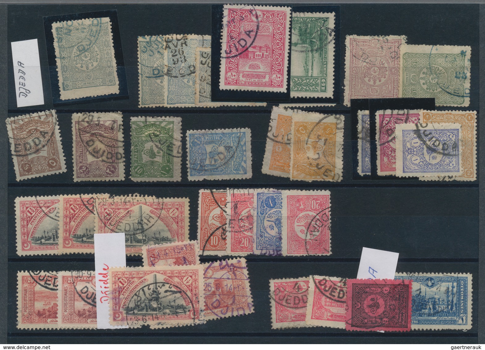 Türkei - Stempel: 1870/1920 (ca.), Accumulation Of Apprx. 2.700 Stamps On Stockcards, Partly Varied - Other & Unclassified