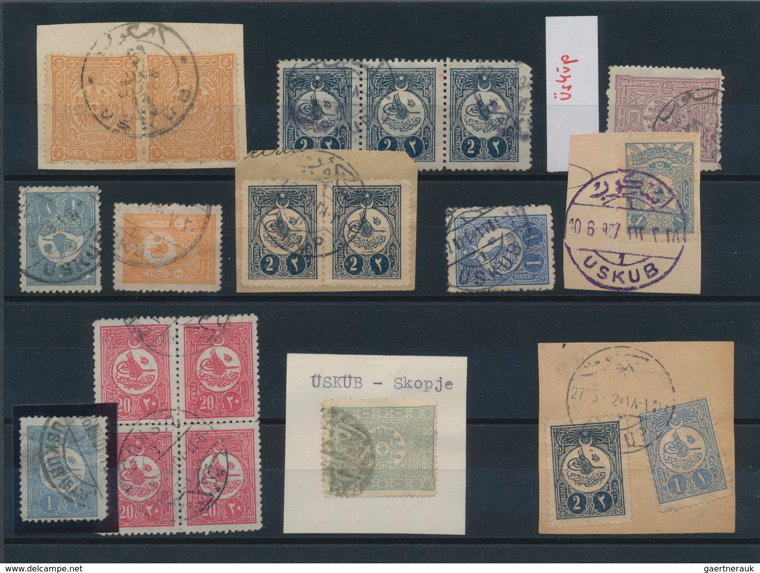 Türkei - Stempel: 1870/1920 (ca.), Accumulation Of Apprx. 2.700 Stamps On Stockcards, Partly Varied - Otros & Sin Clasificación