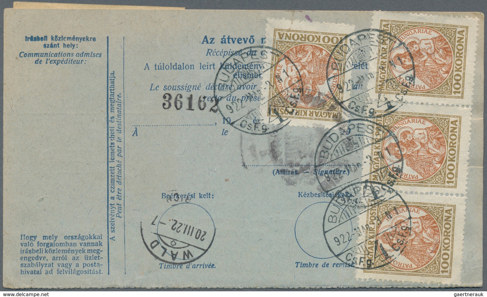 Ungarn: 1920/1925, INFLATION. Appr. 58 Covers And Cards, Some Registered, Express, Foreign Mail Incl - Cartas & Documentos