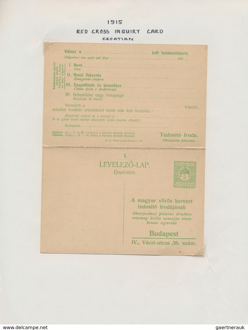 Ungarn - Ganzsachen: 1869/1990 Collection Of About 260 Mainly Unused Postal Stationaries, While Stan - Entiers Postaux