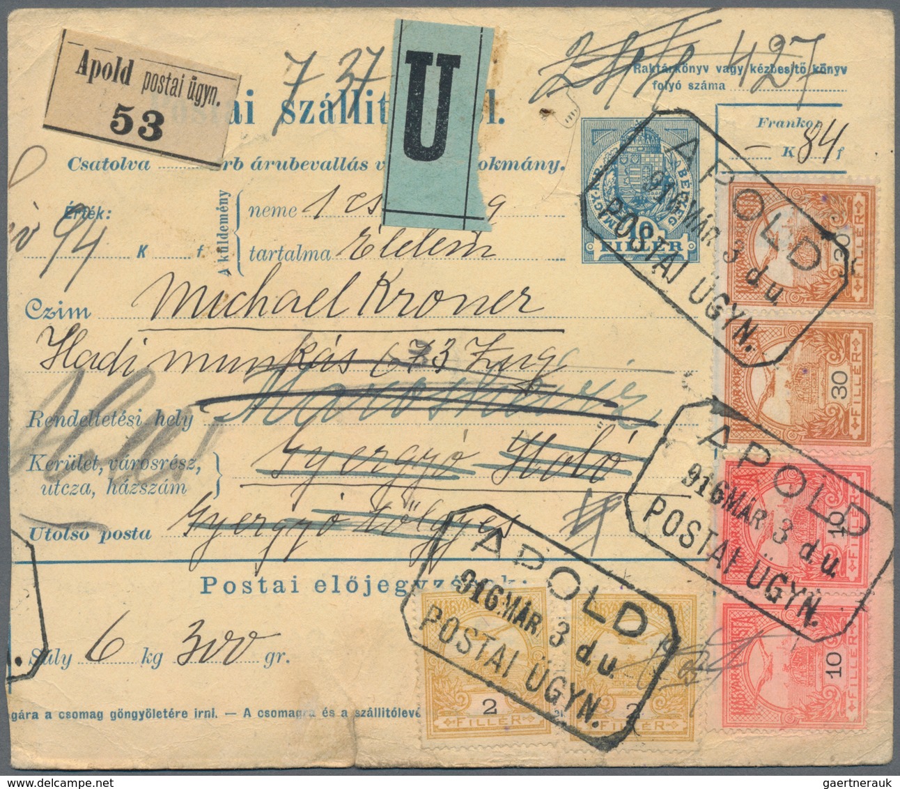 Ungarn - Ganzsachen: 1870/1944 (ca.), Assortment Of Apprx. 90 (mainly Used) Stationeries, Comprising - Ganzsachen