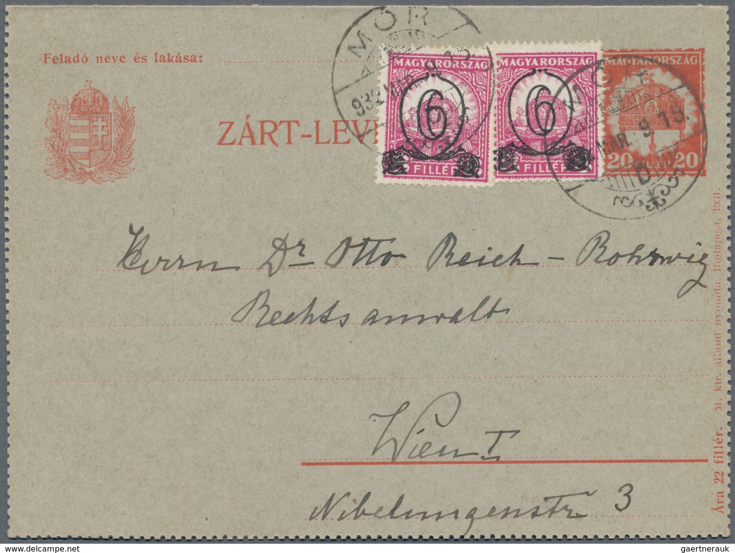 Ungarn - Ganzsachen: 1870/1944 (ca.), Assortment Of Apprx. 90 (mainly Used) Stationeries, Comprising - Postal Stationery