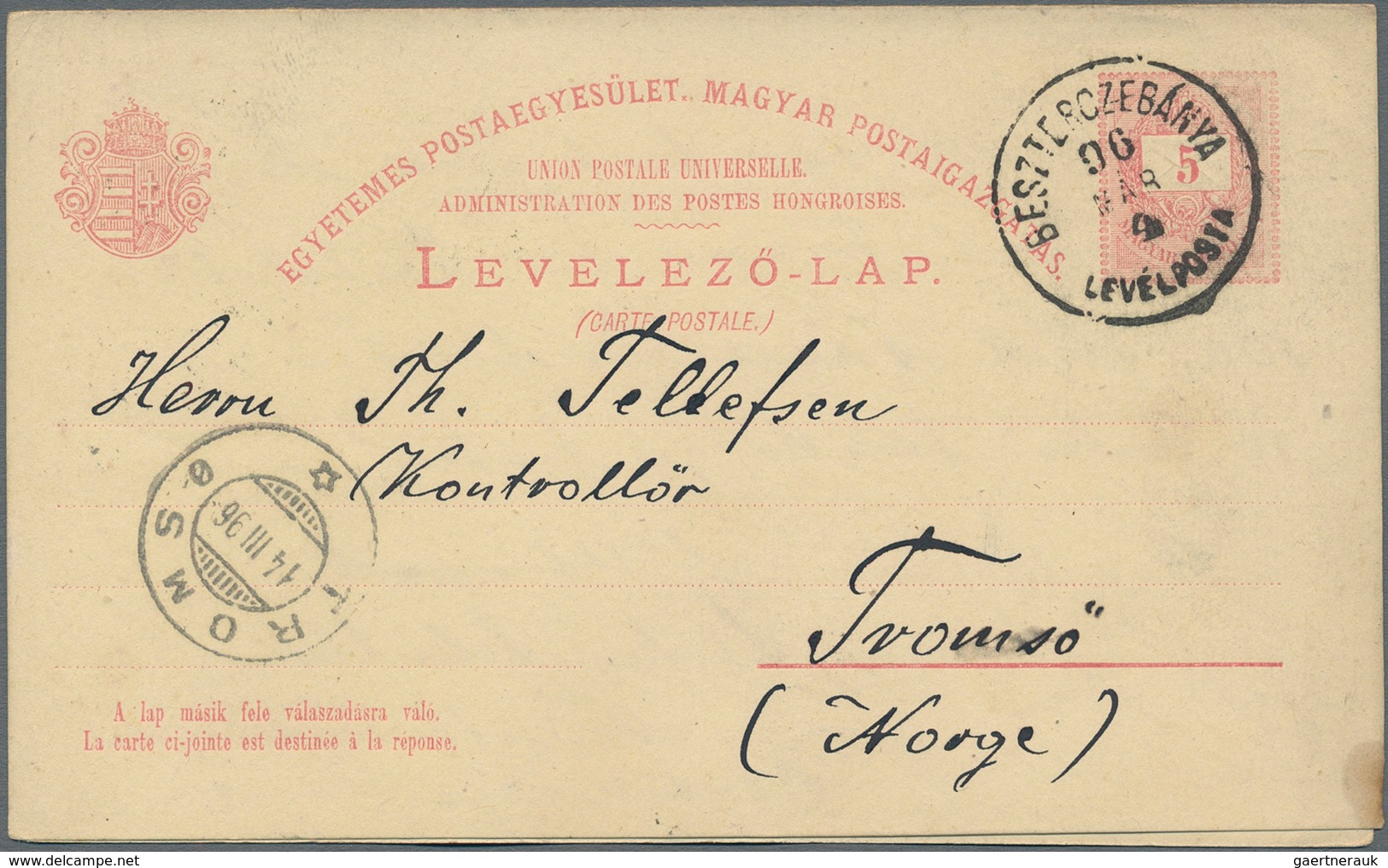 Ungarn - Ganzsachen: 1875/1990 Beautiful Holding Of About 190 Unused Postal Stationery, While Double - Postwaardestukken