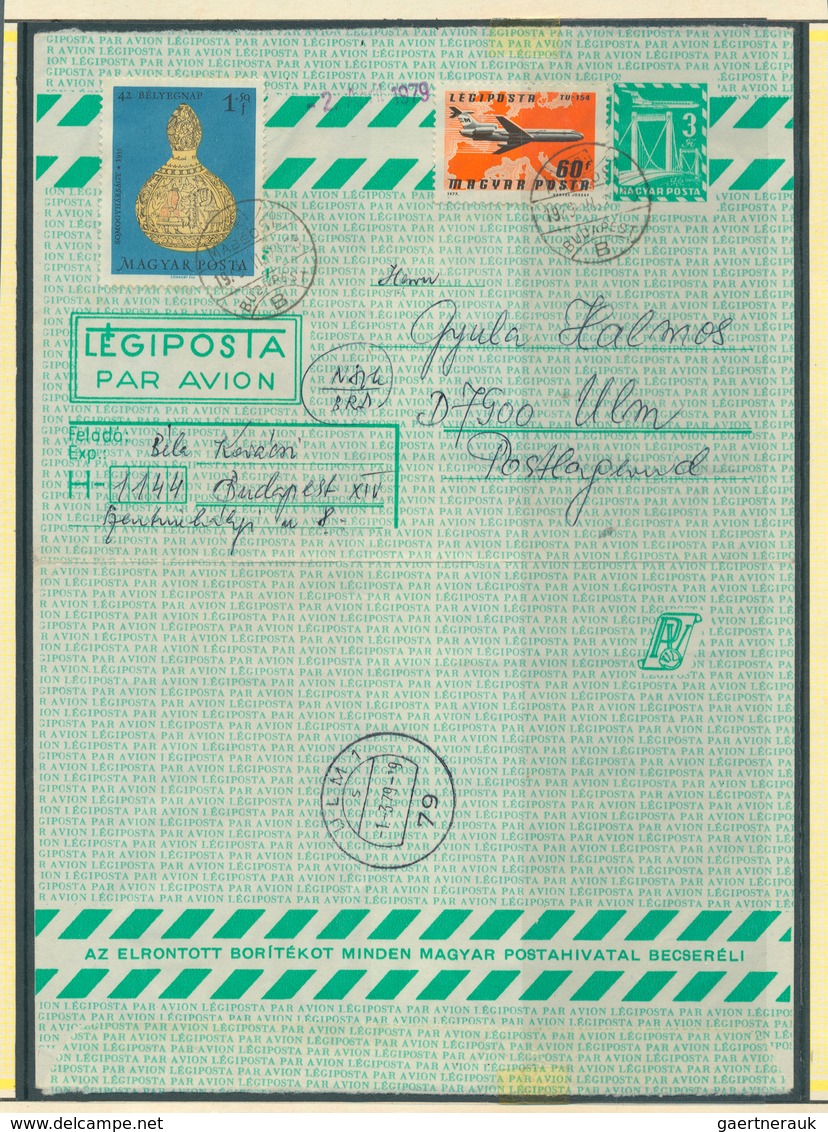 Ungarn - Ganzsachen: 1950/1992 (ca.), This Lot Offers Laszlo Hrabal's Exhibition Collection Containi - Enteros Postales