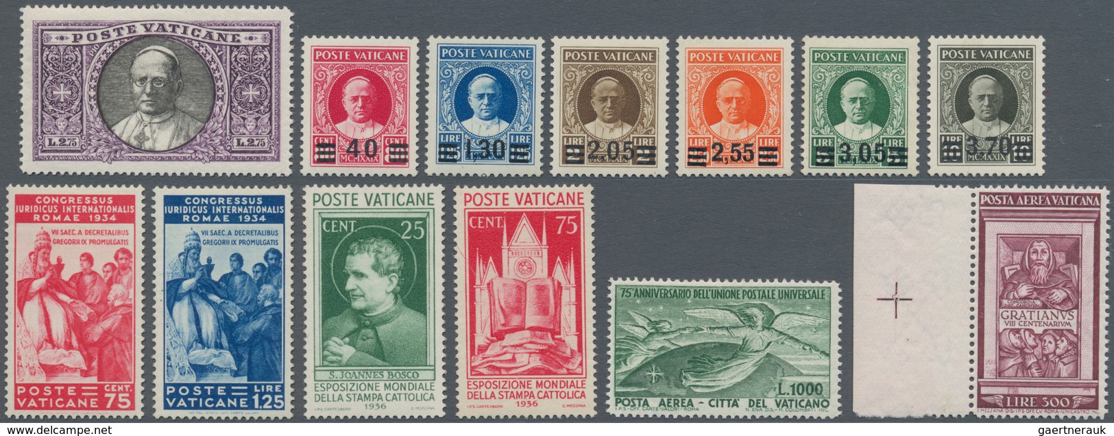 Vatikan: 1929/1972, Mint Collection In A Binder, Appears To Be Complete Incl. All Better Issues, Par - Colecciones