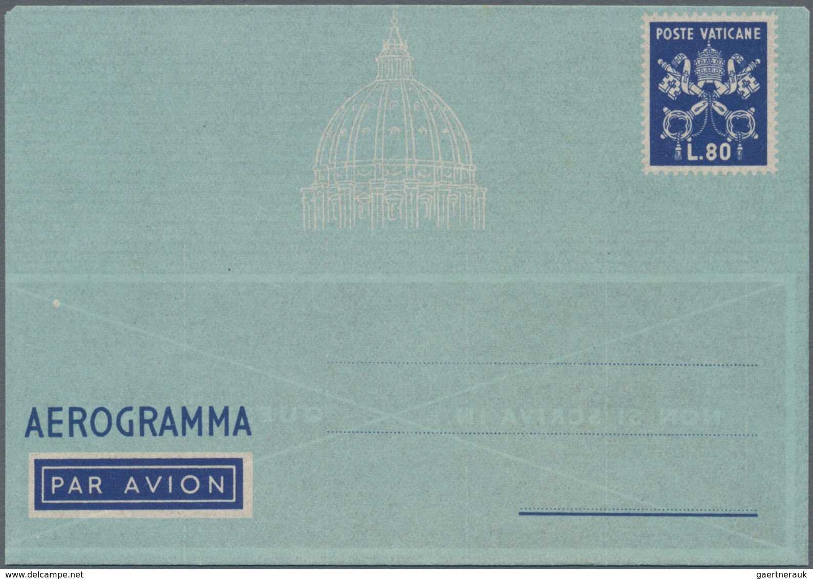 Vatikan - Ganzsachen: 1951/95 (ca.) Accumulation Of Ca. 202 AEROGRAMMES All Unused And Unfolded Incl - Postal Stationeries
