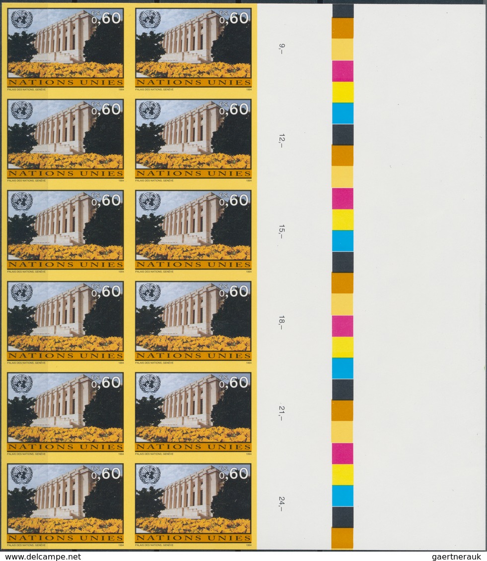 Vereinte Nationen - Genf: 1969/2000. Amazing collection of IMPERFORATE stamps and progressive stamp