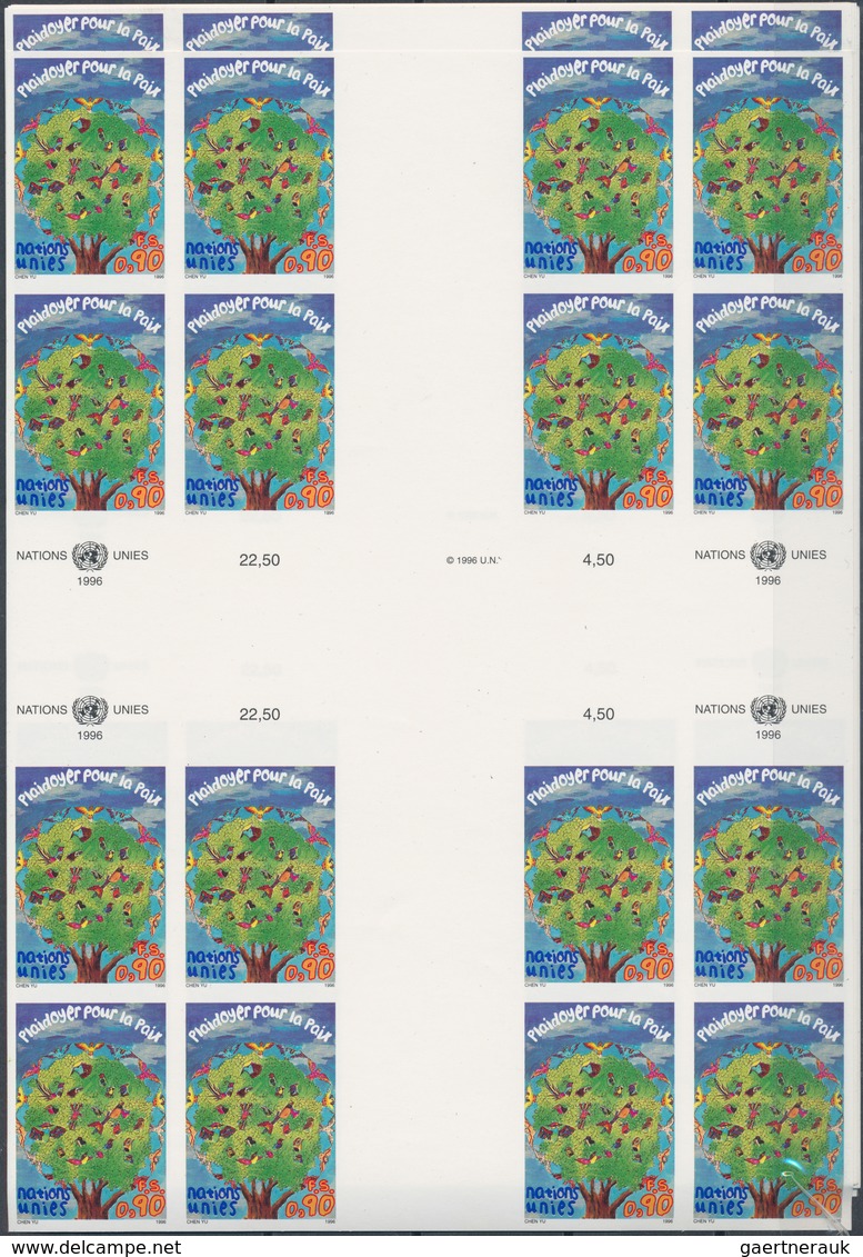 Vereinte Nationen - Genf: 1969/2000. Amazing collection of IMPERFORATE stamps and progressive stamp