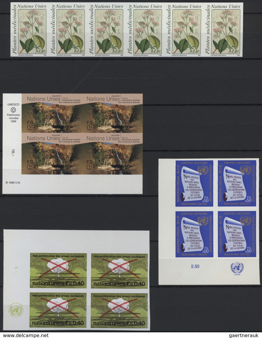 Vereinte Nationen - Genf: 1969/2000. Inhaltsreiche Kollektion Mit über 1200 PROBEDRUCK-Marken (Farb- - Unused Stamps