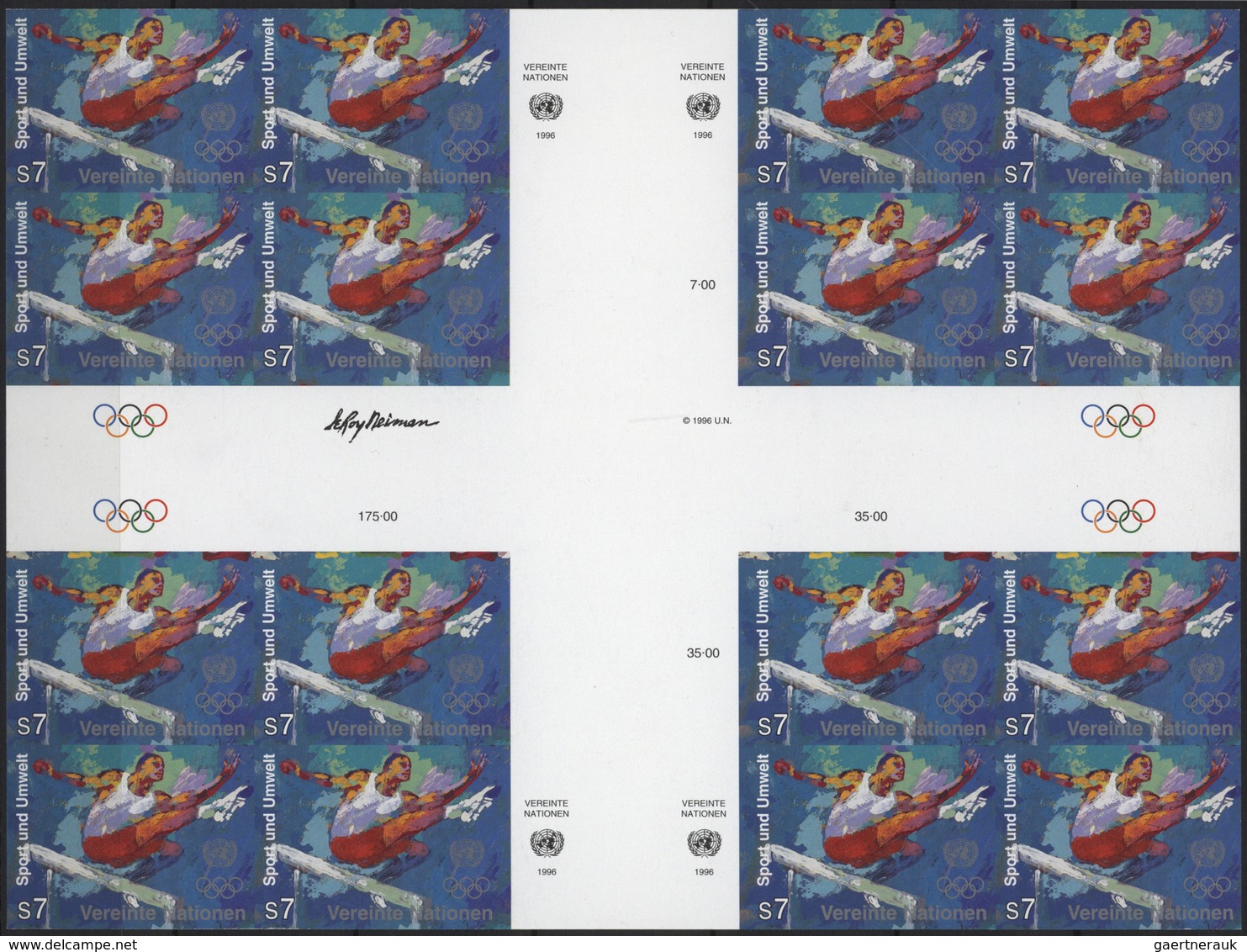 Vereinte Nationen - Wien: 1979/2000. Inhaltsreiche Kollektion Mit über 1200 PROBEDRUCK-Marken (Farb- - Unused Stamps