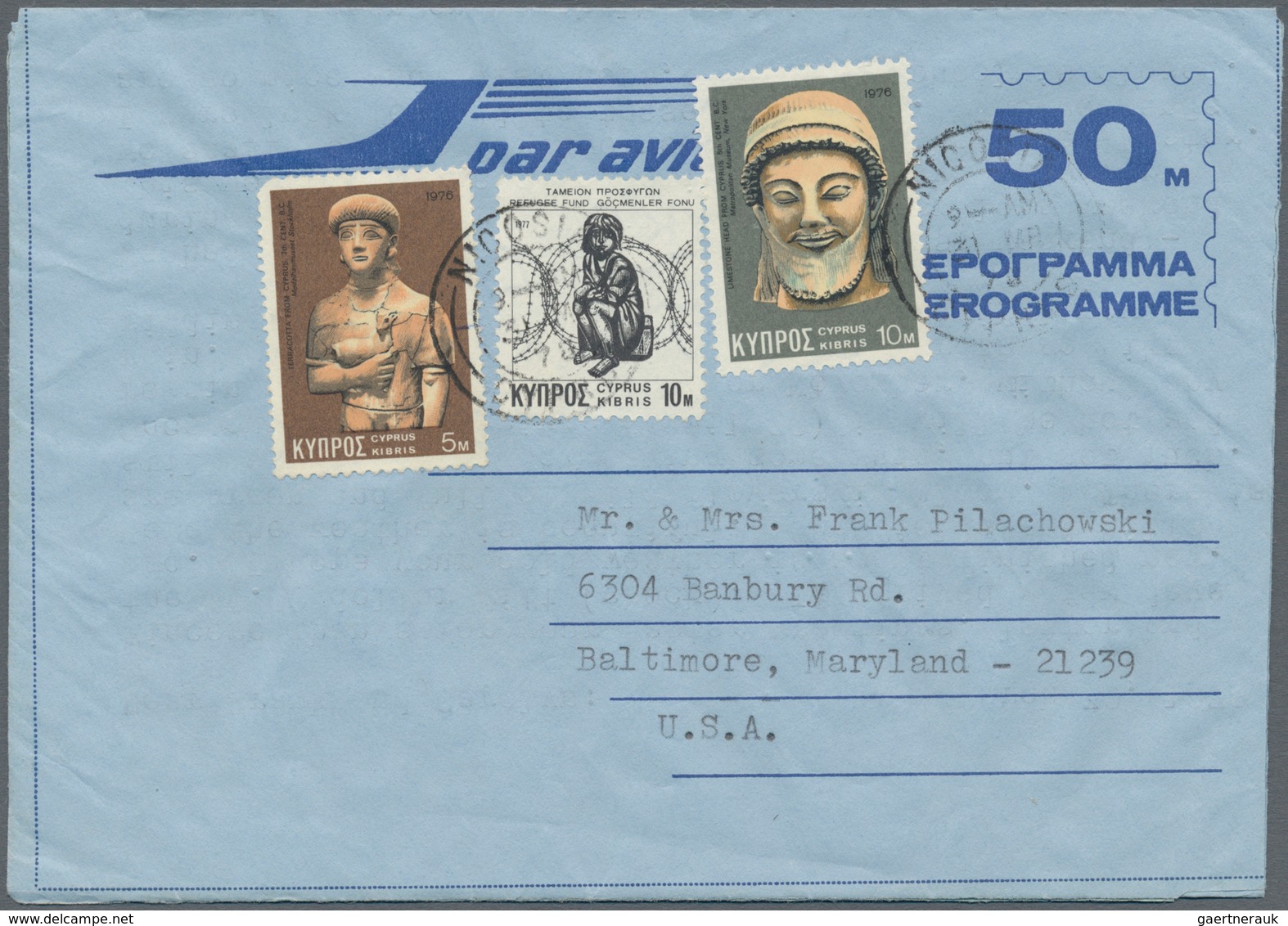 Zypern - Ganzsachen: 1895/2000 (ca.) AEROGRAMMES Ca. 134 Unused/used/CTO Airletters Incl. Two Unused - Sonstige & Ohne Zuordnung