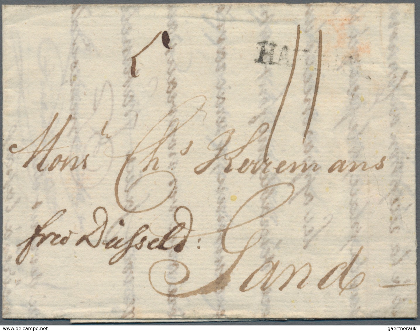 Europa: 1670/1796, EARLY FORWARDED MAIL: Valuable Lot With 17 Entire Letters, Comprising Early Forwa - Andere-Europa