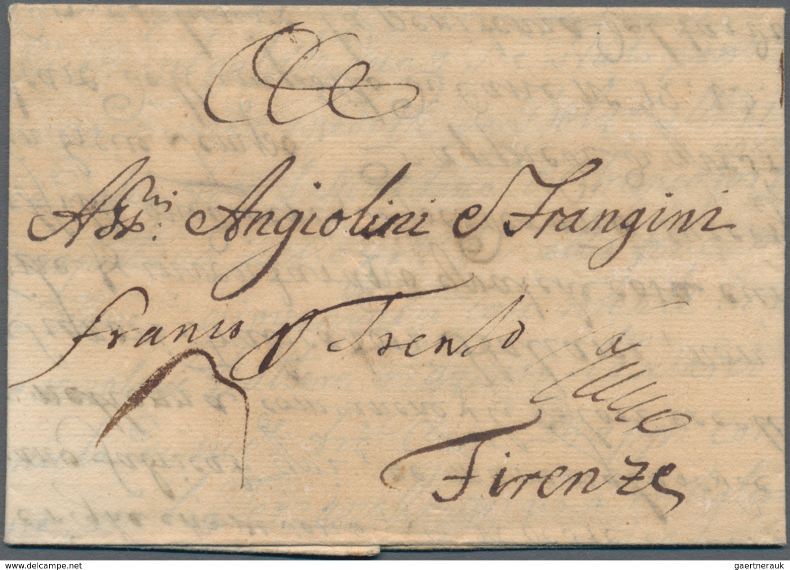 Europa: 1670/1796, EARLY FORWARDED MAIL: Valuable Lot With 17 Entire Letters, Comprising Early Forwa - Europe (Other)