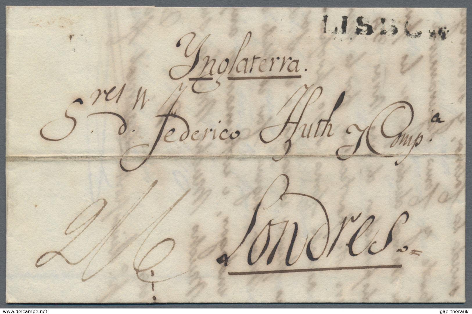 Europa: 1801/1852, FORWARDED MAIL, Comprehensive Lot With Ca.70 Entire Letters, Comprising Mail All - Andere-Europa