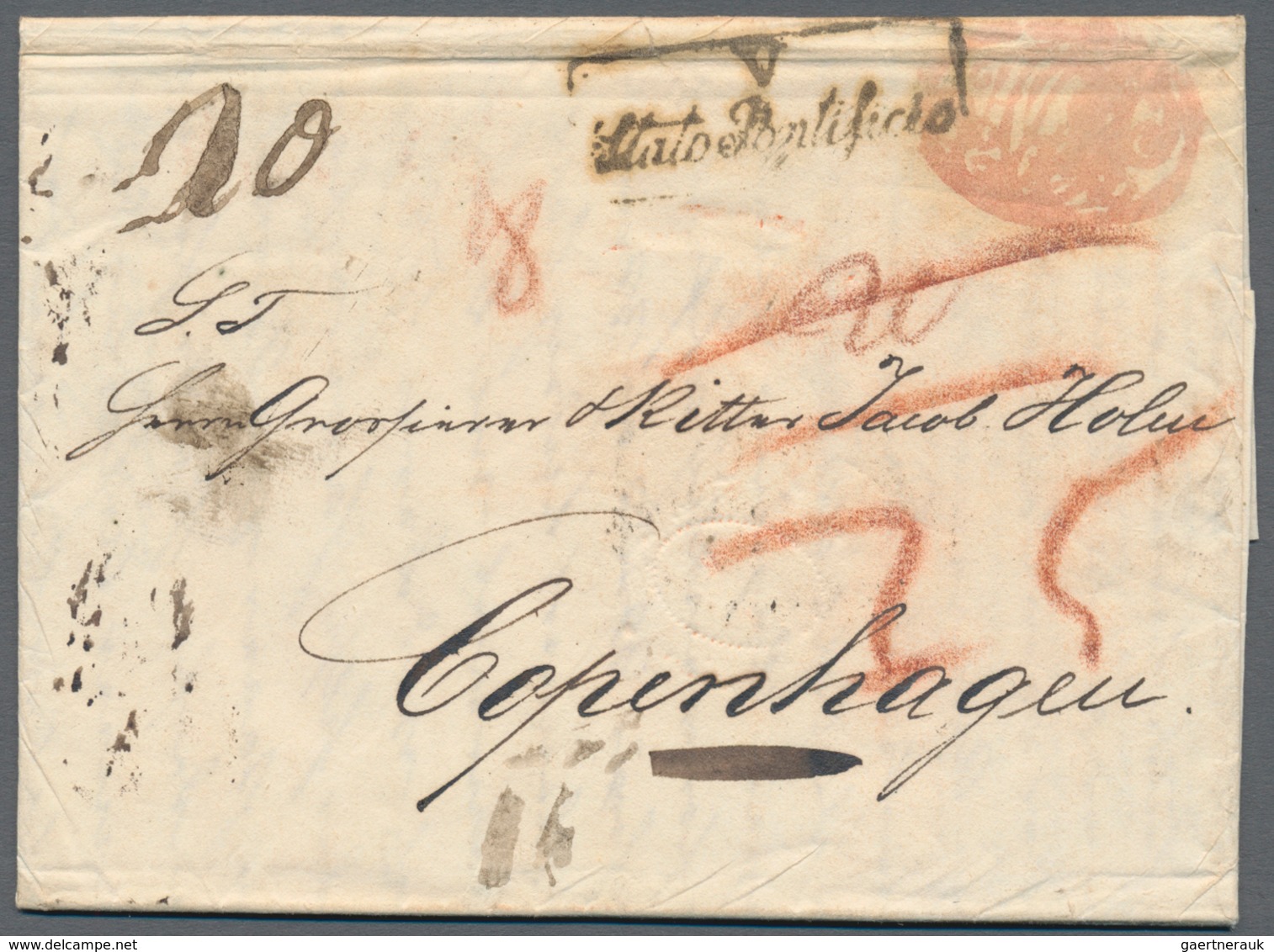 Europa: 1801/1852, FORWARDED MAIL, Comprehensive Lot With Ca.70 Entire Letters, Comprising Mail All - Andere-Europa