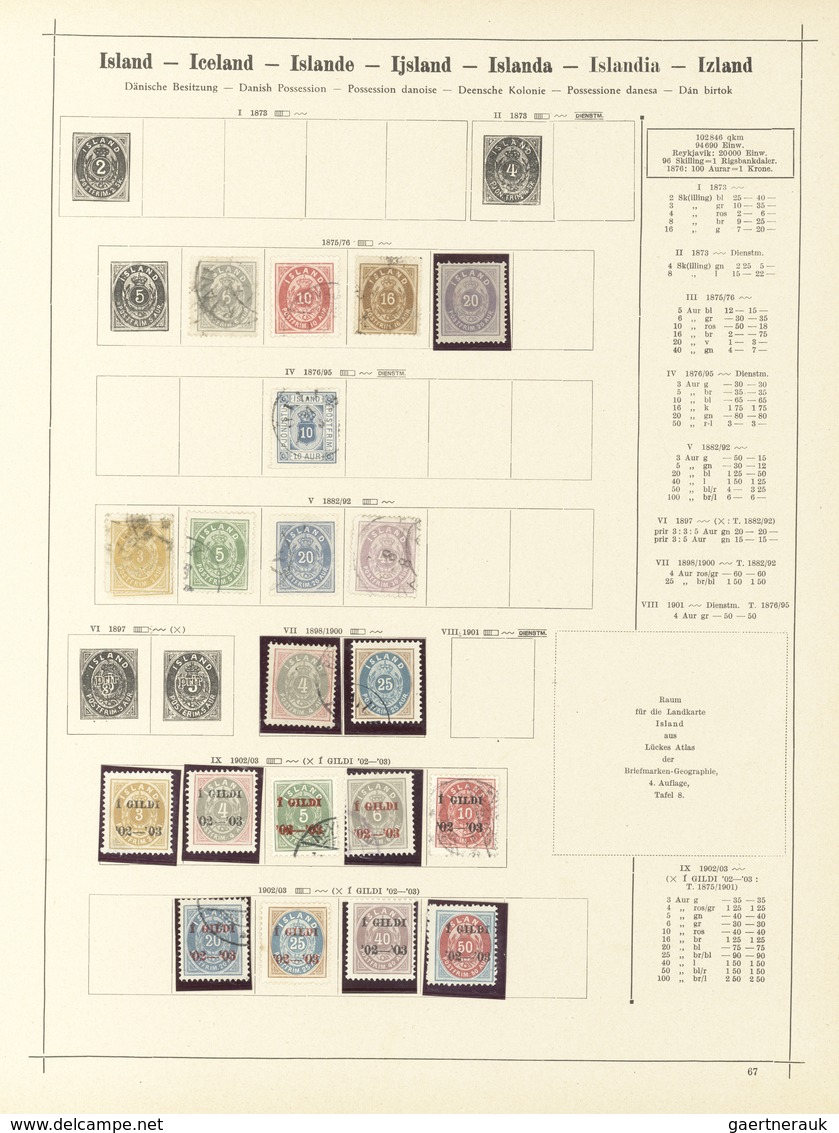Europa: 1841/1930 (ca.), Used And Mint Collection In An Ancient Thick Schaubek Album With Several Be - Otros - Europa