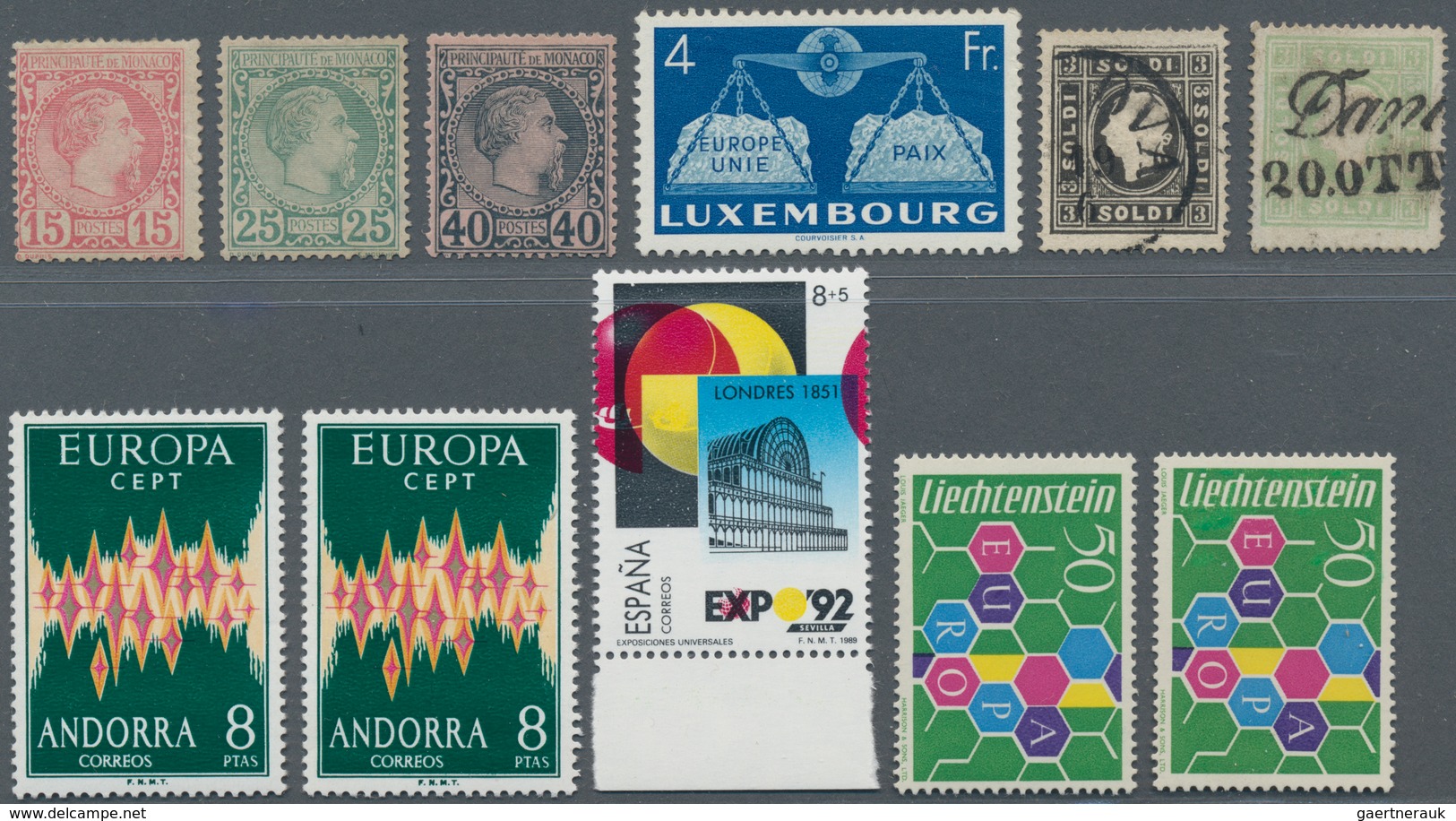 Europa: 1858/1980 (ca.), Accumulation In Large Box Mostly On Stockcards With Several Better Stamps S - Sonstige - Europa