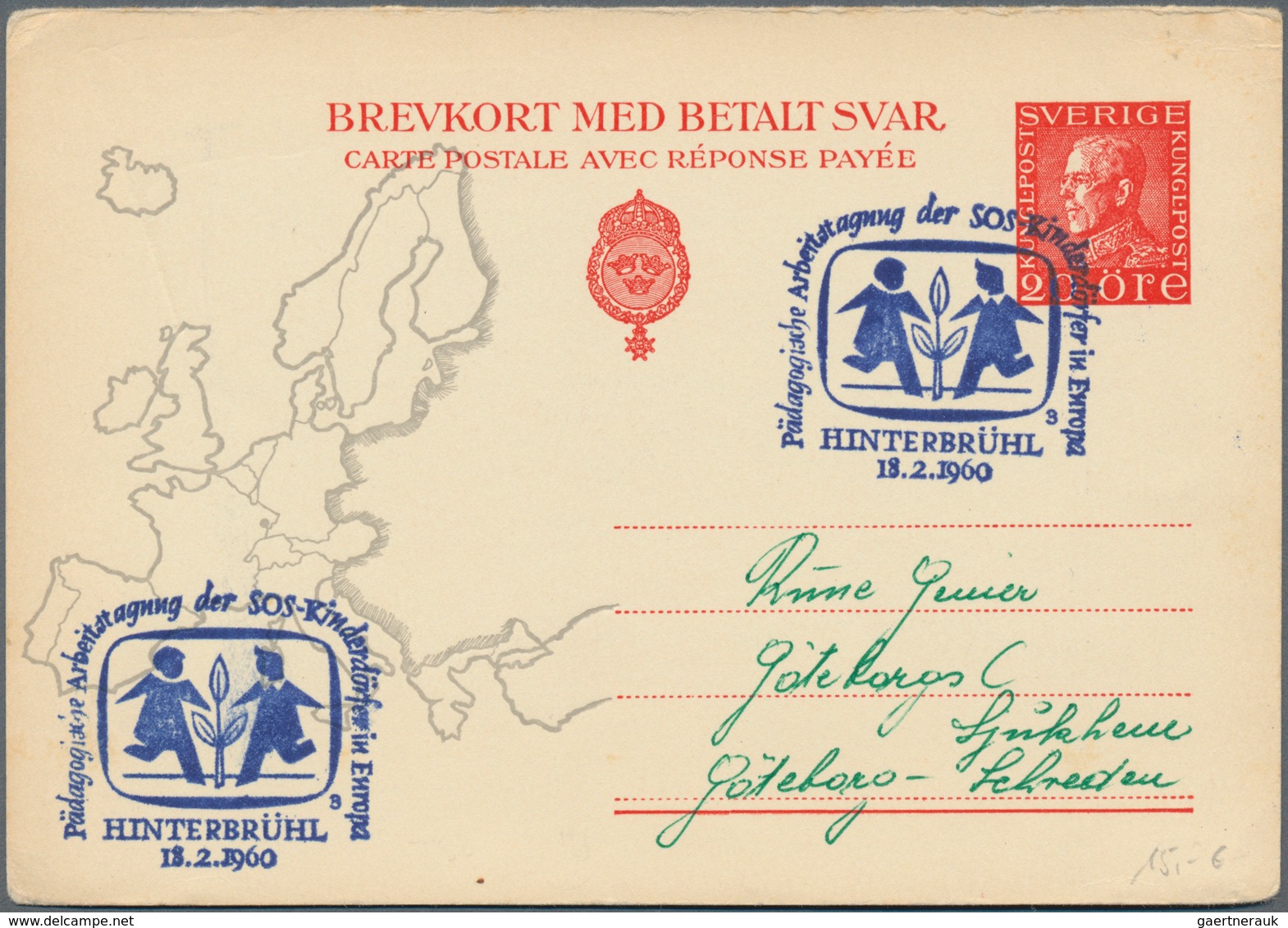 Europa: 1893 - 1965 (ca.), Accumulation Of Over 75 Covers, While FDC, Foreign Mixed Frankings, Air A - Sonstige - Europa