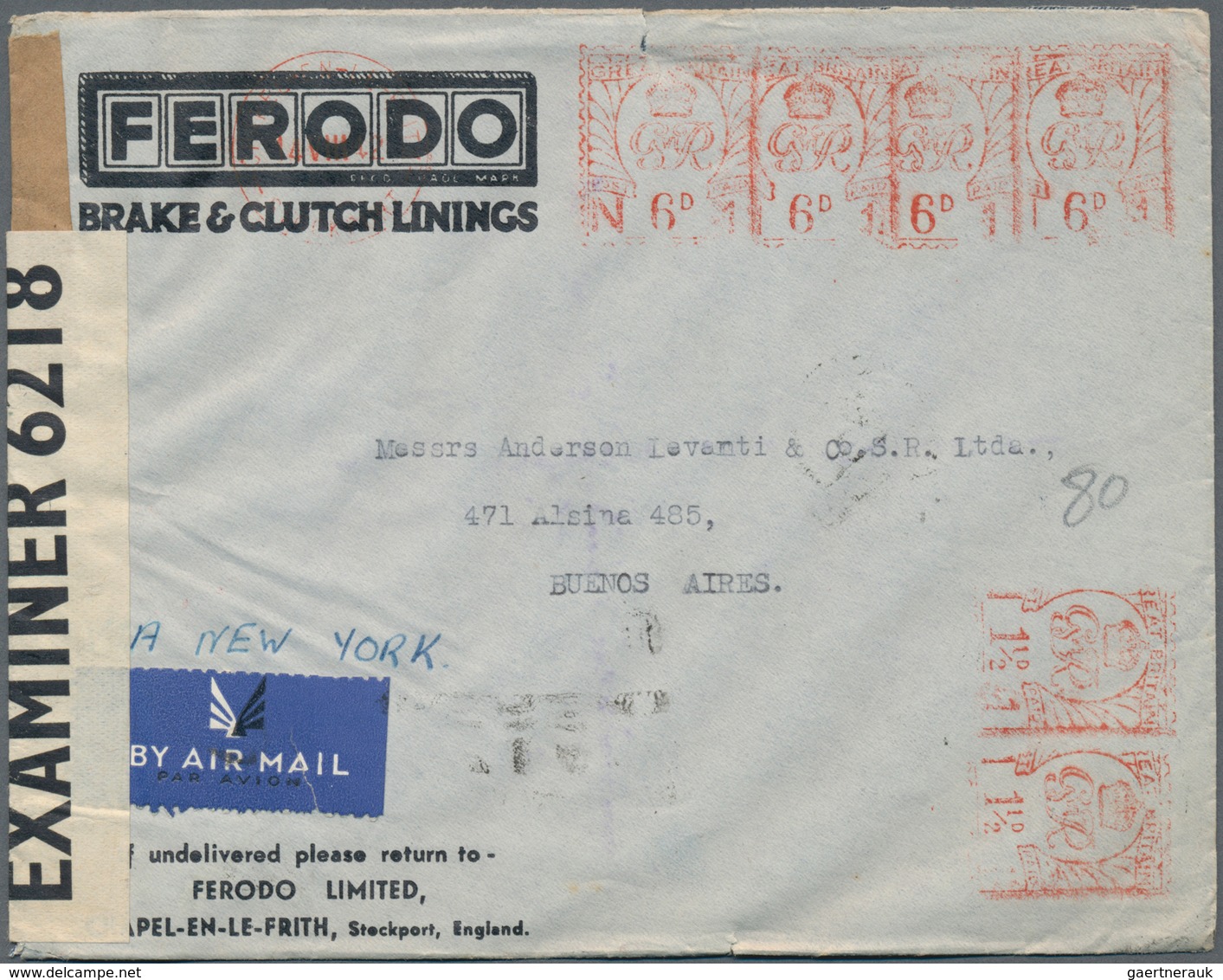 Europa: 1914/1970, Interesting Lot Of Several Hundred Covers And Card Including Fieldpost Ww 1 And W - Europe (Other)