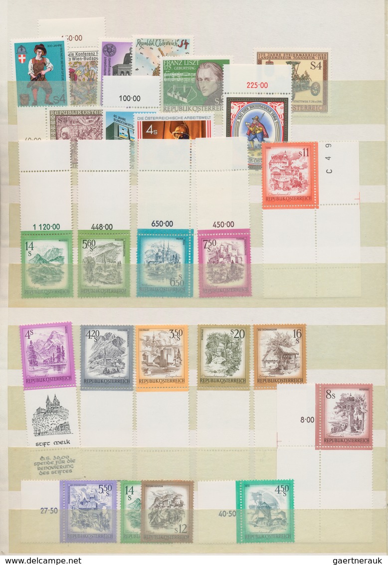 Europa: 1950-1990 Ca., Collection In Large Album Including Good Section France With Two S/S Mi.5 I, - Europe (Other)