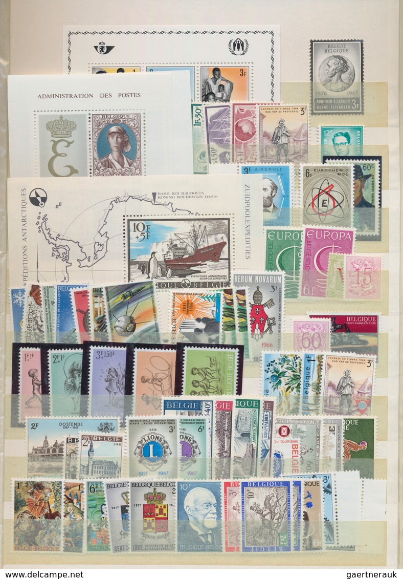 Europa: 1950-1990 ca., Collection in large Album including good section France with two S/S Mi.5 I,