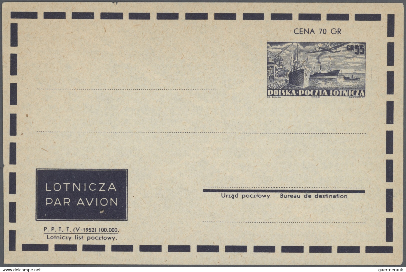 Europa - Ost: 1950/2000 (ca.), AEROGRAMMES: Accumulation With About 550 Unused And Used/CTO Airlette - Otros - Europa