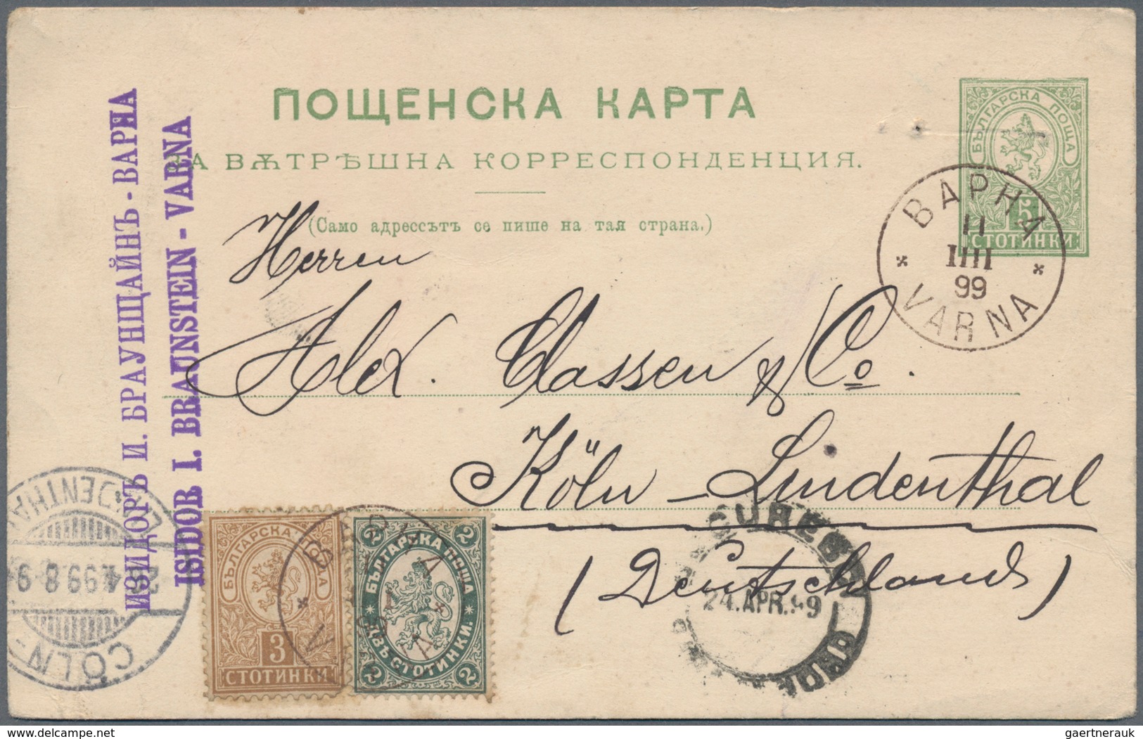 Europa - Süd: 1870's-1920's Ca.: Group Of More Than 80 Postal Stationery Items, Covers And Postcards - Europe (Other)