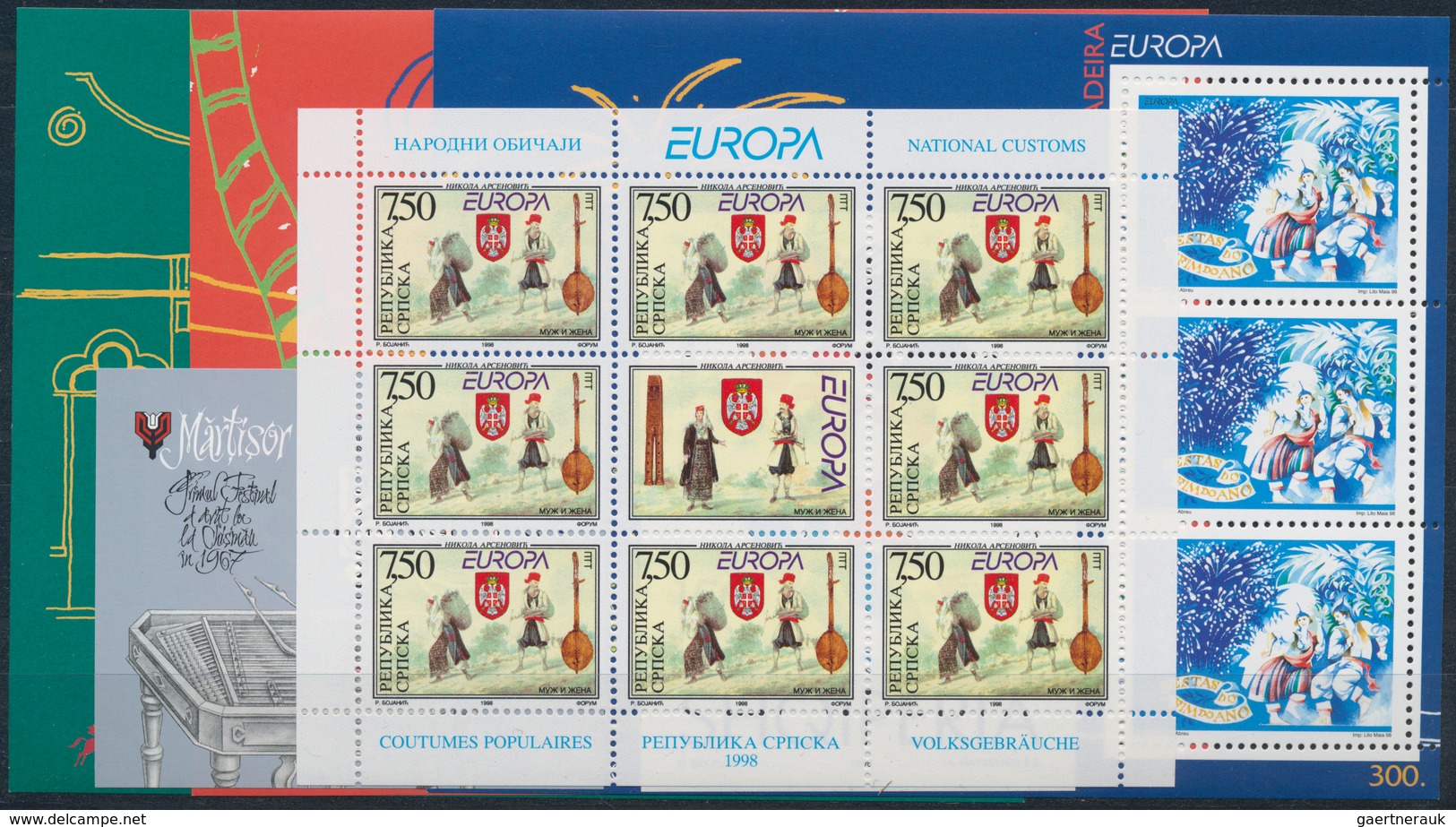 Europa-Union (CEPT): 1993/1999, Obviously Complete Collection MNH Including The Souvenir Sheets And - Otros - Europa