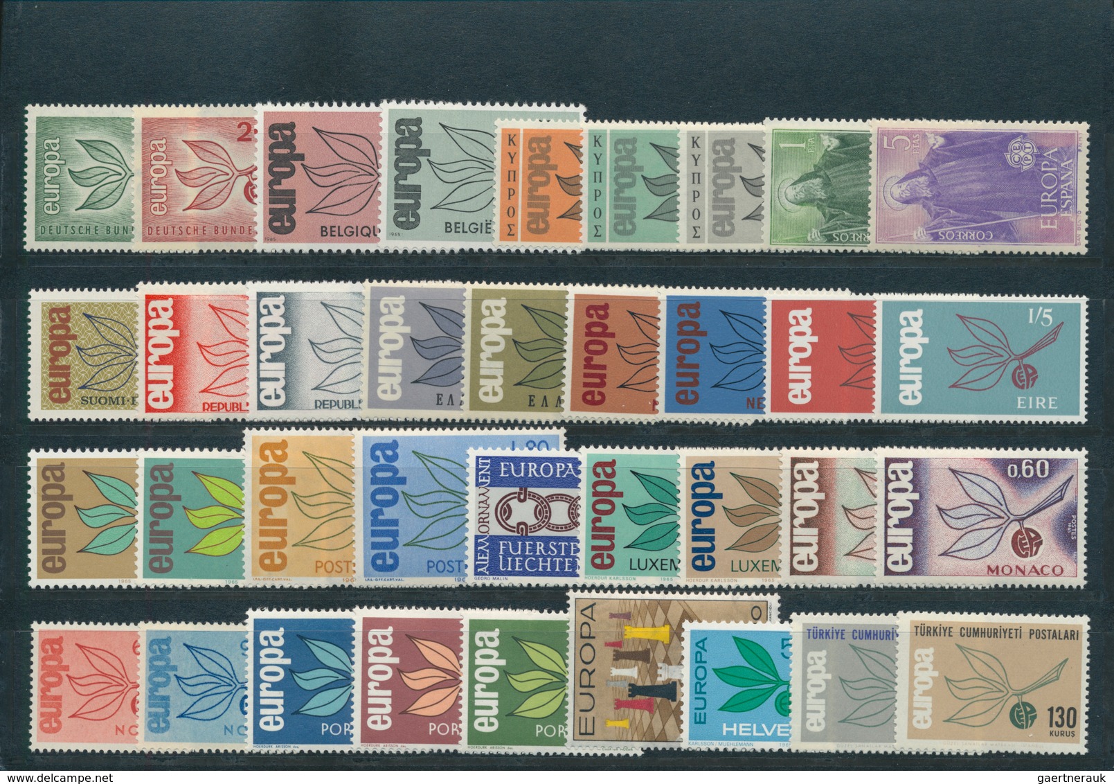 Europa-Union (CEPT): Mint Never Hinged Collection Of The Joint Issues; Complete In The Main Numbers; - Andere-Europa