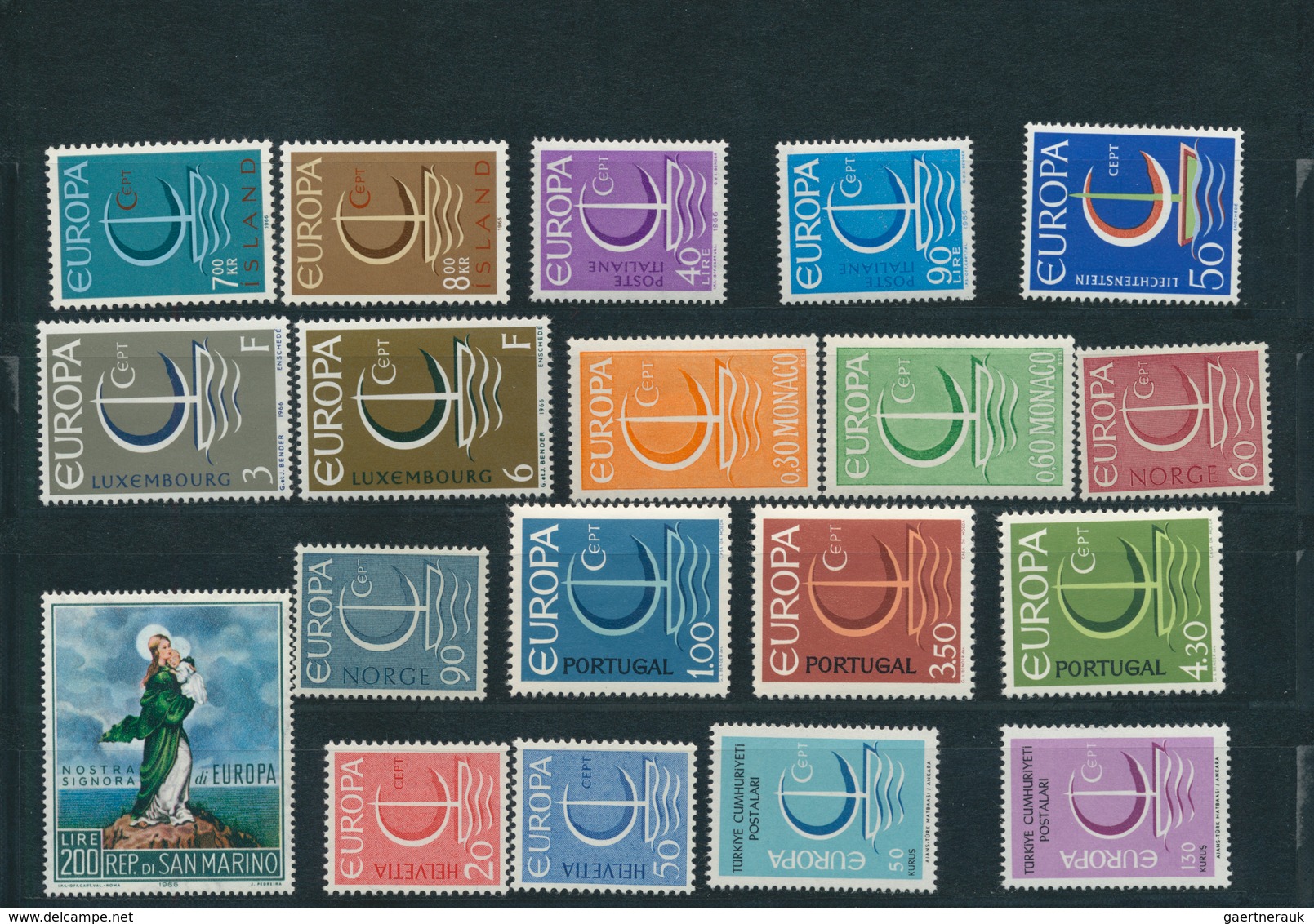 Europa-Union (CEPT): Mint Never Hinged Collection Of The Joint Issues; Complete In The Main Numbers; - Andere-Europa