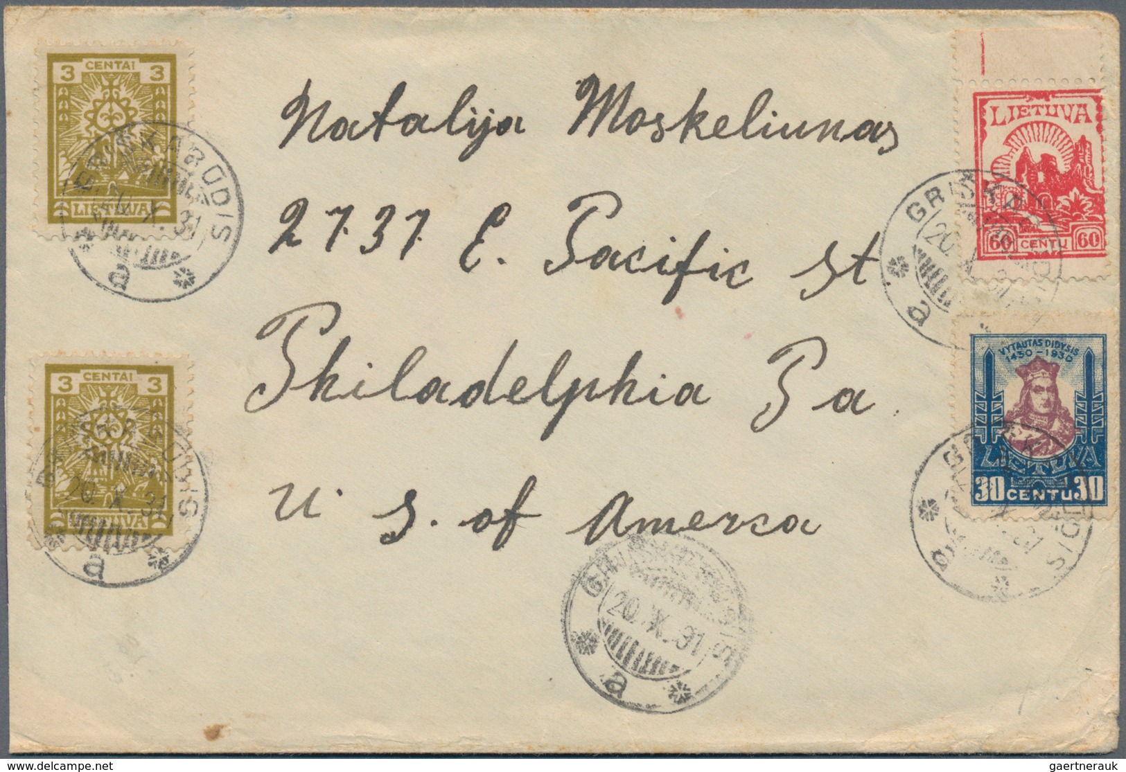 Baltische Staaten: 1918/1941, Lot Of Apprx. 59 Covers/cards Of All Three Countries, Incl. Registered - Andere-Europa