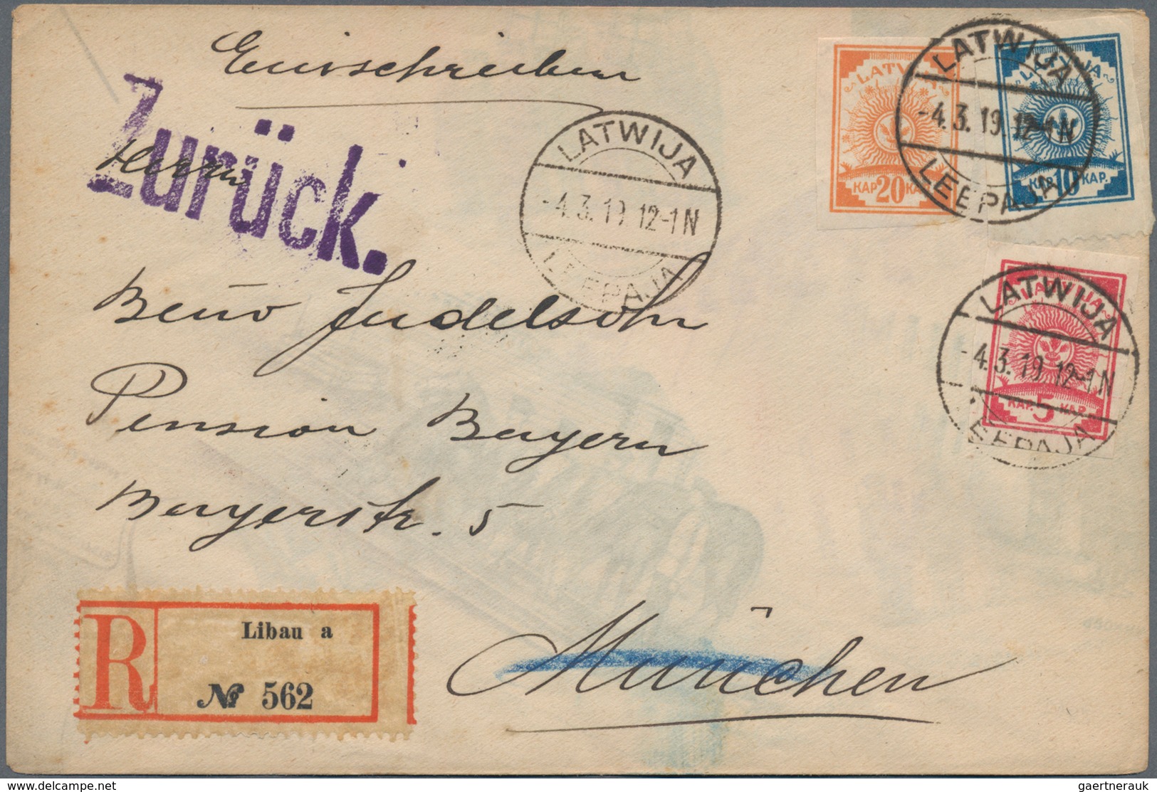 Baltische Staaten: 1918/1941, Lot Of Apprx. 59 Covers/cards Of All Three Countries, Incl. Registered - Sonstige - Europa
