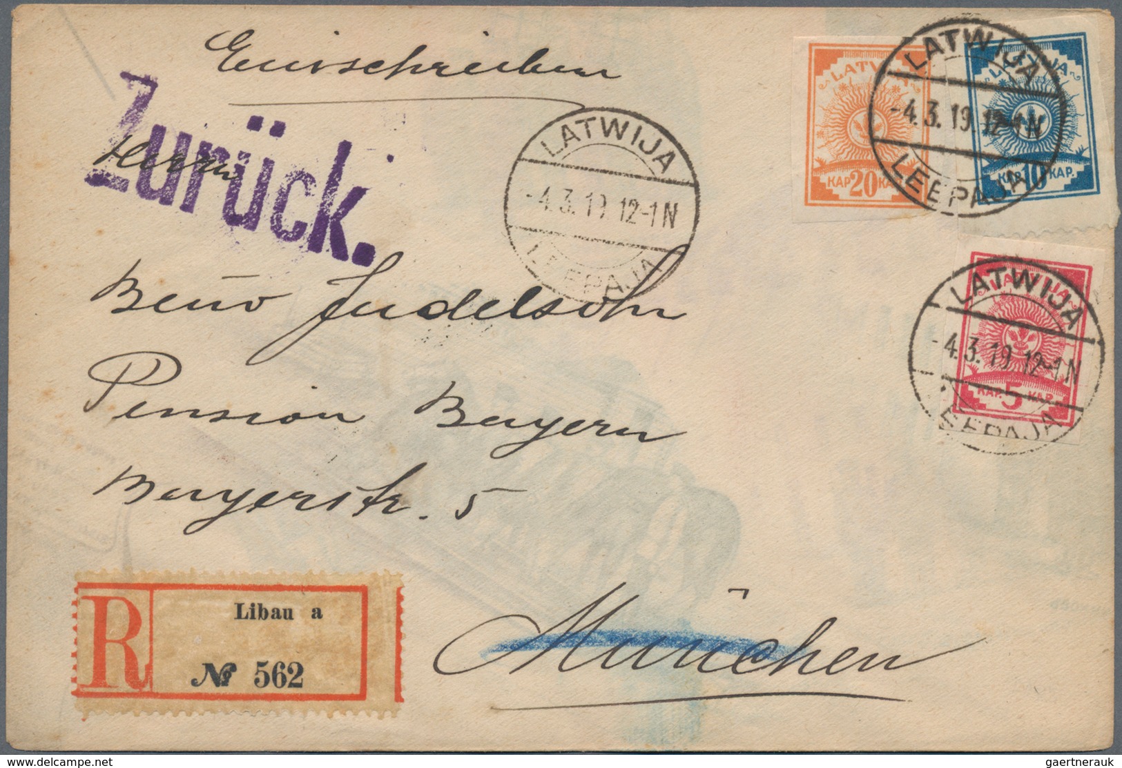 Baltische Staaten: 1918/1941, Lot Of Apprx. 59 Covers/cards Of All Three Countries, Incl. Registered - Autres - Europe