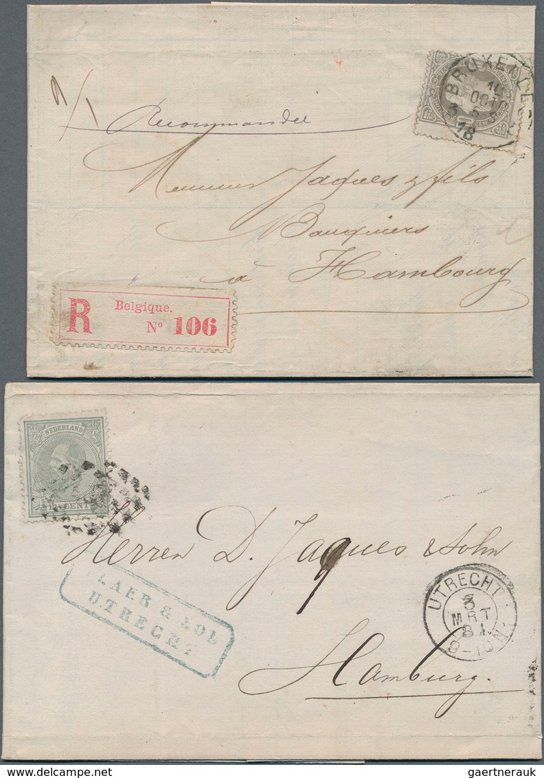 BENELUX: 1880's-1910's, More Than 80 Postal Stationery Items, Covers And Postcards From Belgium, Lux - Andere-Europa