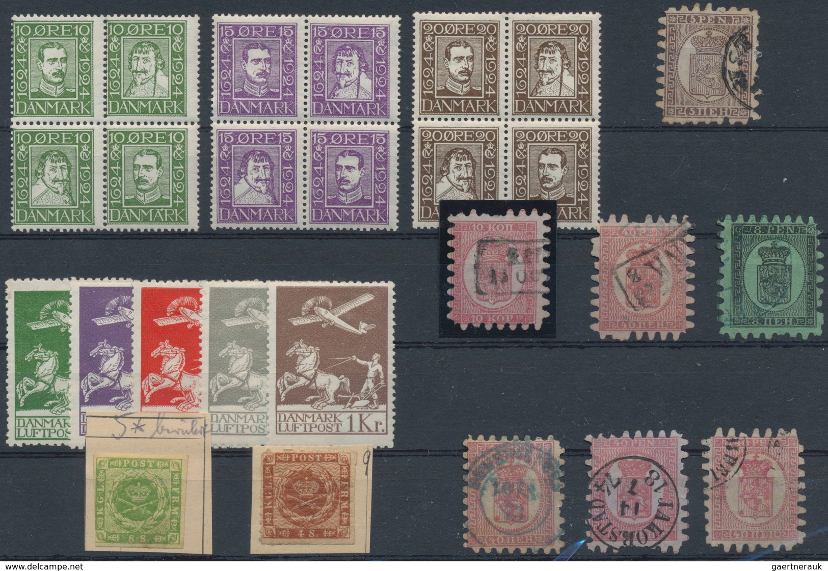 Skandinavien: 1851/1960 (ca.), Used And Mint Accumulation In Five Stockbooks (plus Some Stockcards), - Europe (Other)