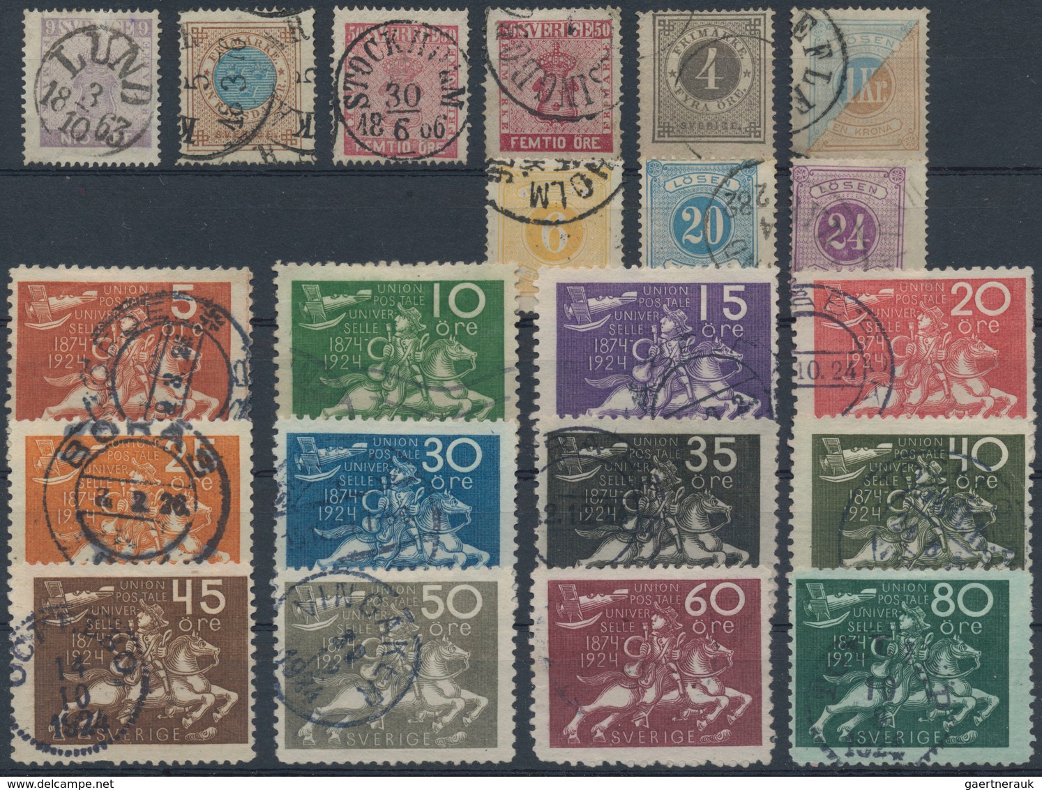 Skandinavien: 1851/1960 (ca.), Used And Mint Accumulation In Five Stockbooks (plus Some Stockcards), - Europe (Other)