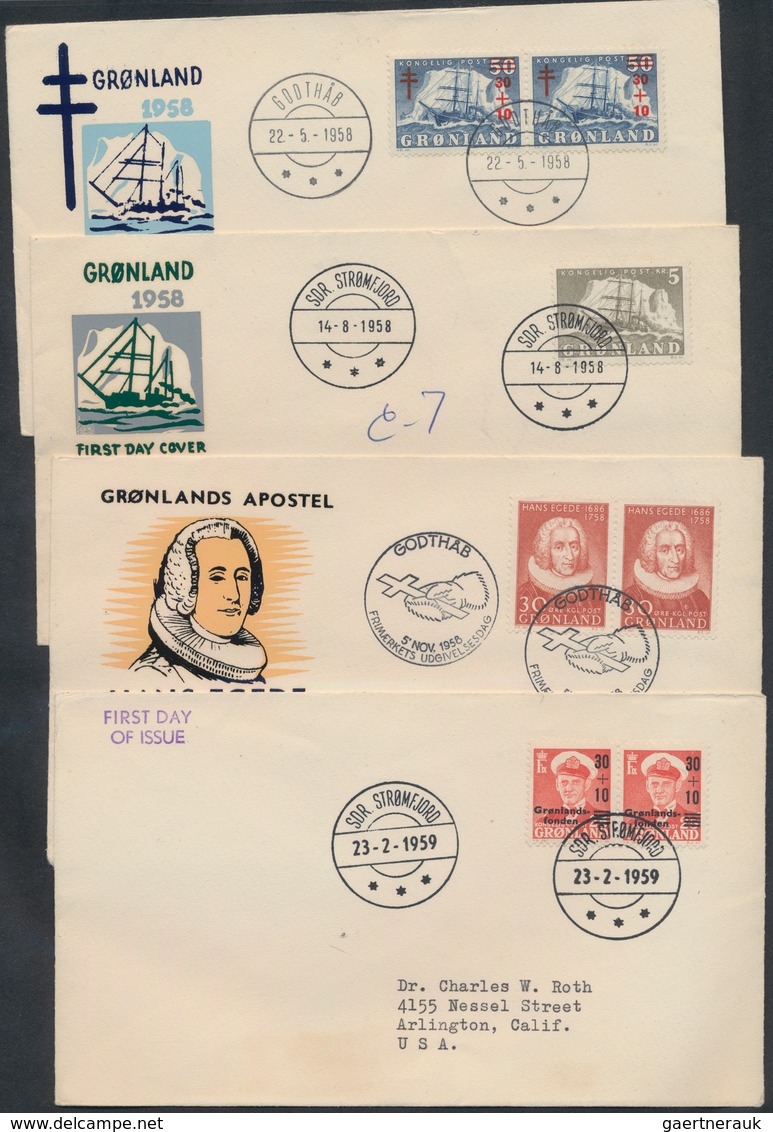 Skandinavien: 1957/1995, Greenland And Iceland: 2 Two Collections On Blanc Pages. The Main Value Are - Andere-Europa