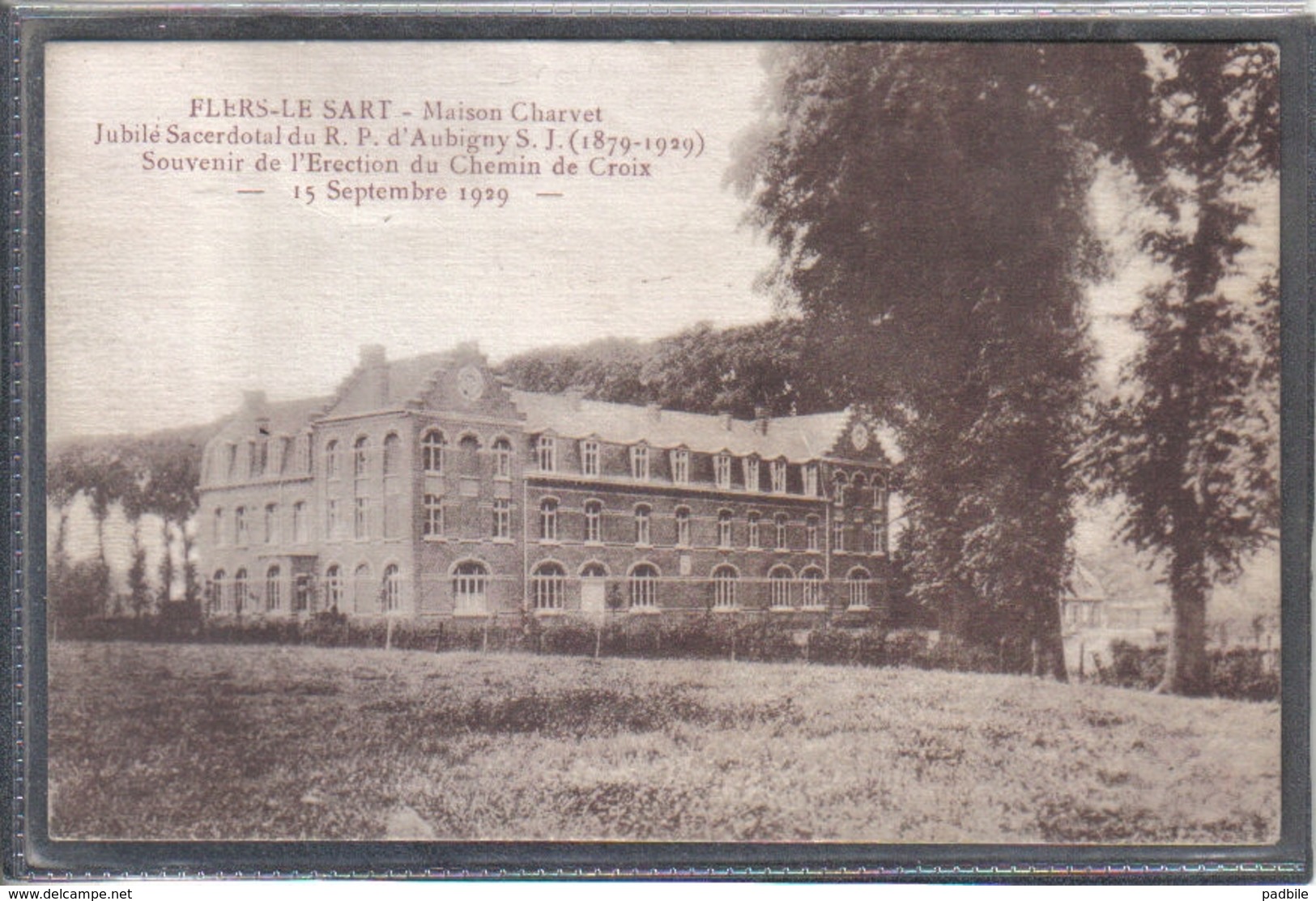 Carte Postale 59. Flers Breucq  Maison Charvet   Très Beau Plan - Autres & Non Classés