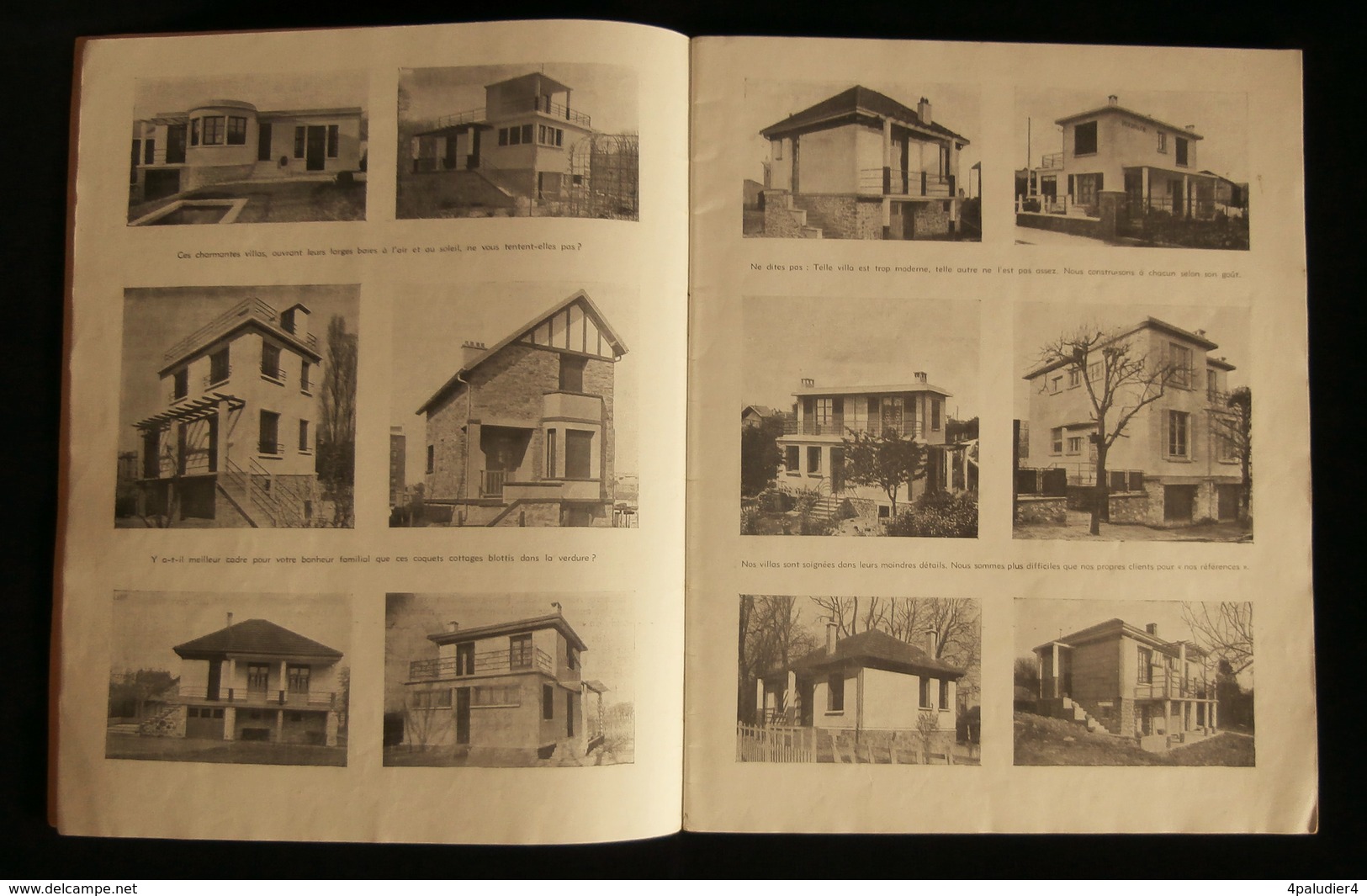 ( Architecture Construction Bâtiment ) Catalogue VOTRE VILLA Ets P.I.C.A. 1930 PARIS - Textile & Vestimentaire