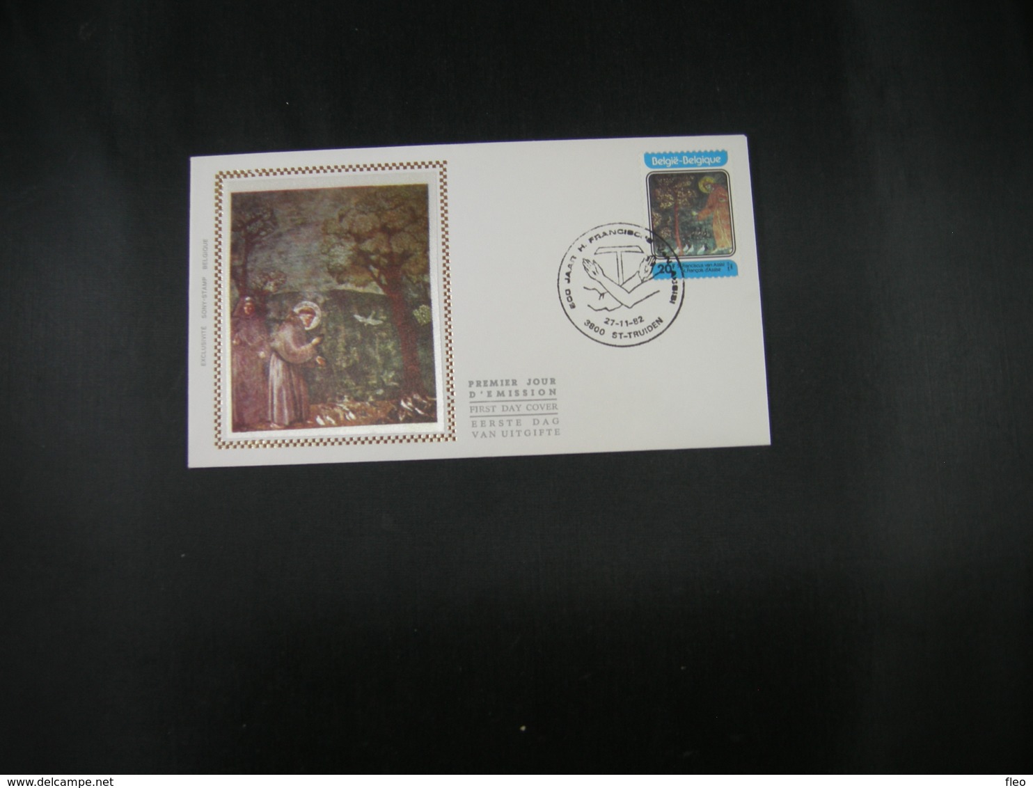 BELG.1982 2070 FDC Zijde/soie (Sint-Truiden) : " Sint Franciscus Van Assisi / Saint Francois D'Assisi " " - 1981-1990