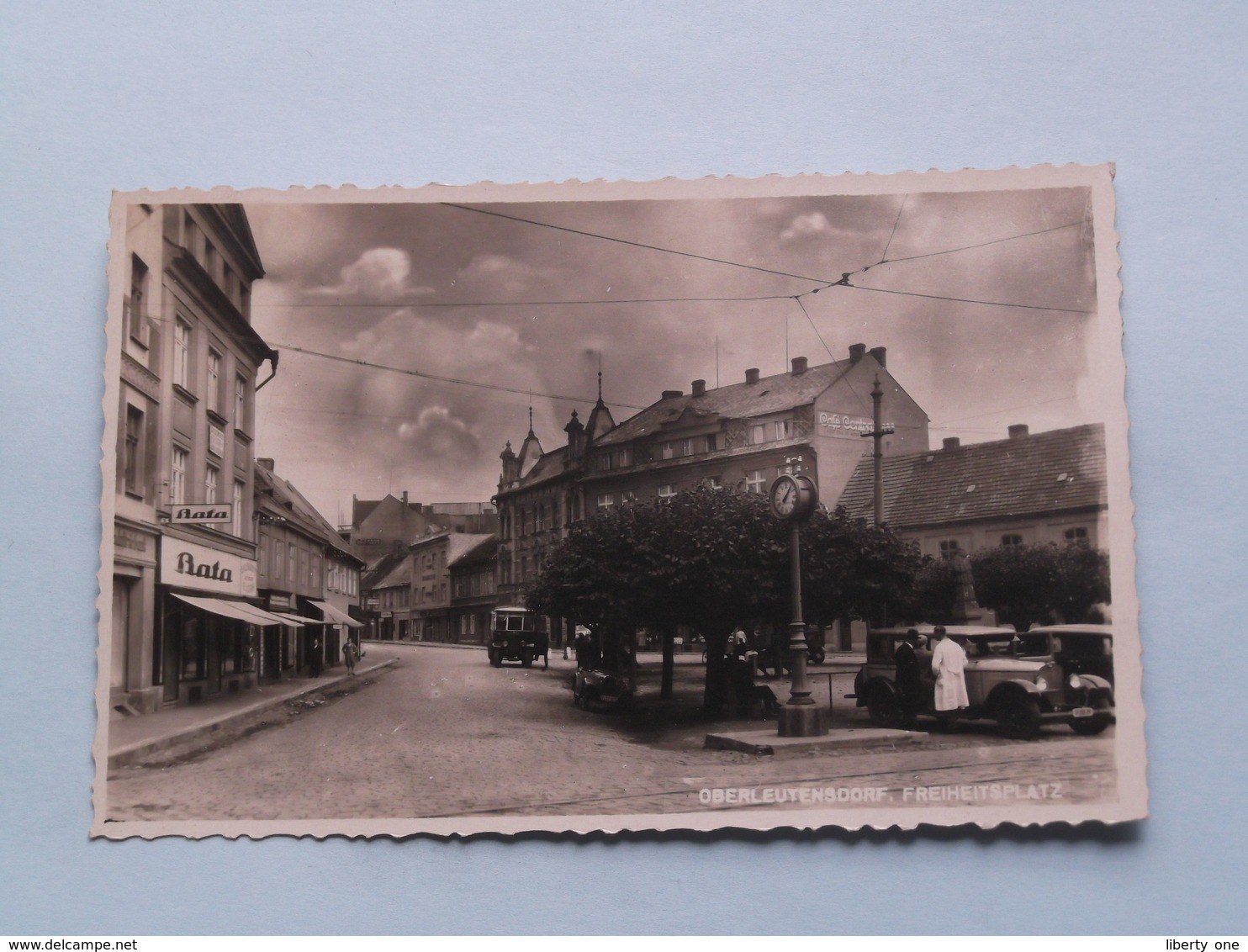 OBERLEUTENSDORF, Freiheitsplatz ( Edit.: ? - Publi BATA ) 1933 ( See Photo For Detail ) ! - Czech Republic