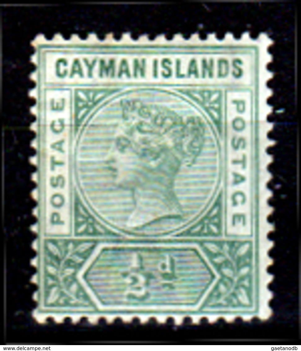 Cayman-035 - Emissione 1901 (+) LH - Senza Difetti Occulti. - Cayman (Isole)
