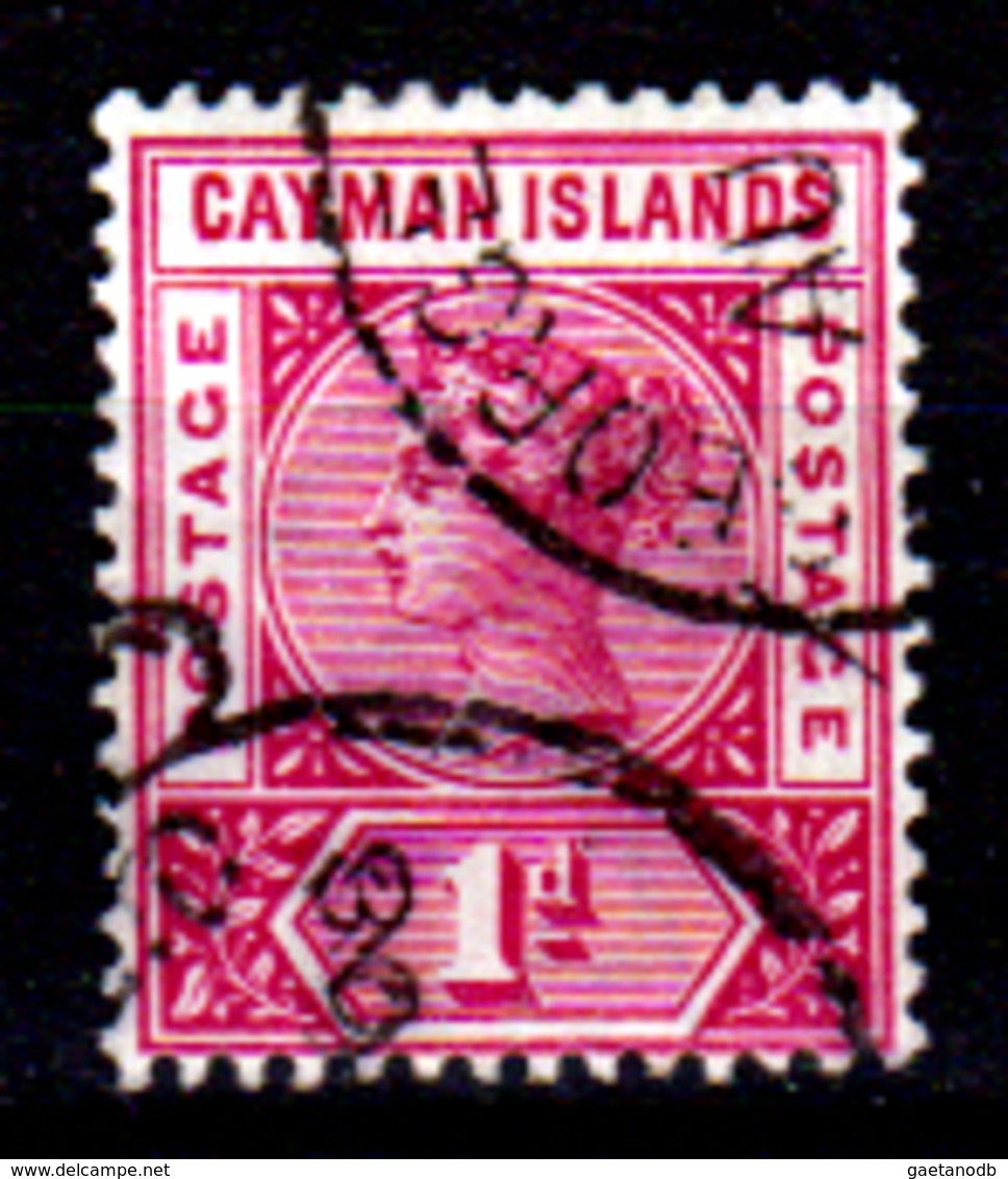 Cayman-037 - Emissione 1901 (o)  - Senza Difetti Occulti. - Cayman Islands