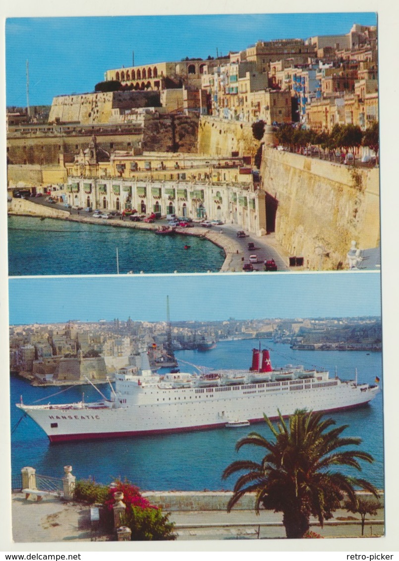 AK  Schiff TS Hanseatic In Malta - Autres & Non Classés