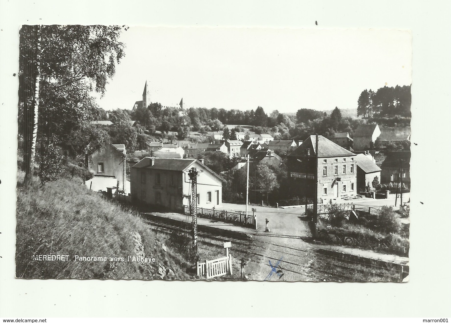 Meredret - La Gare - Station - Panorama Vers L'Abbaye - Anhée