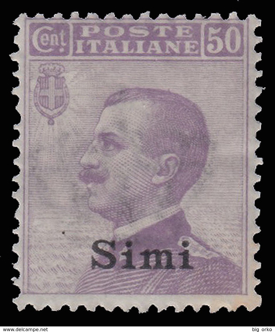 Italia - Isole Egeo: Simi - 50 C. Violetto (85) - 1912 - Egée (Simi)