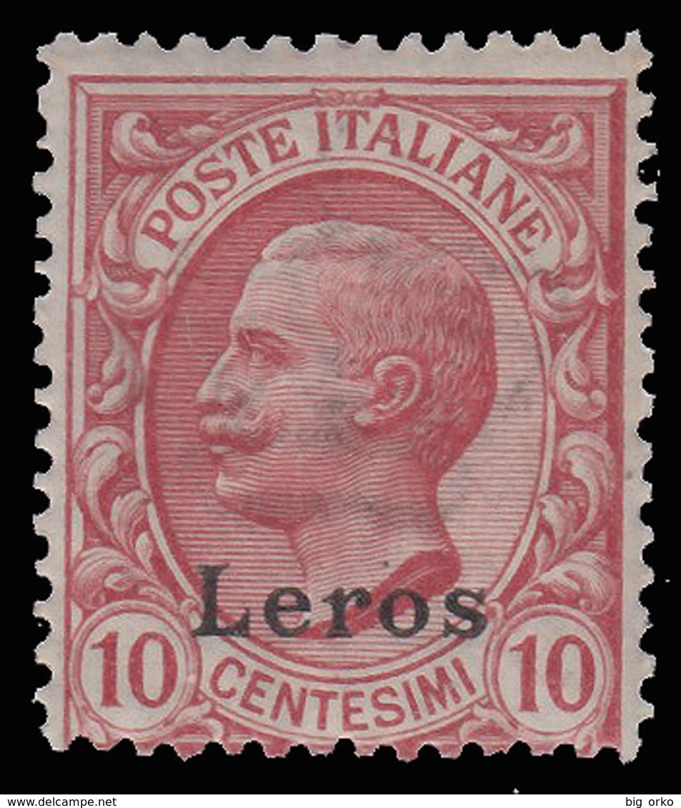 Italia - Isole Egeo: Lero - 10 C. Rosa (82) - 1912 - Egée (Lero)