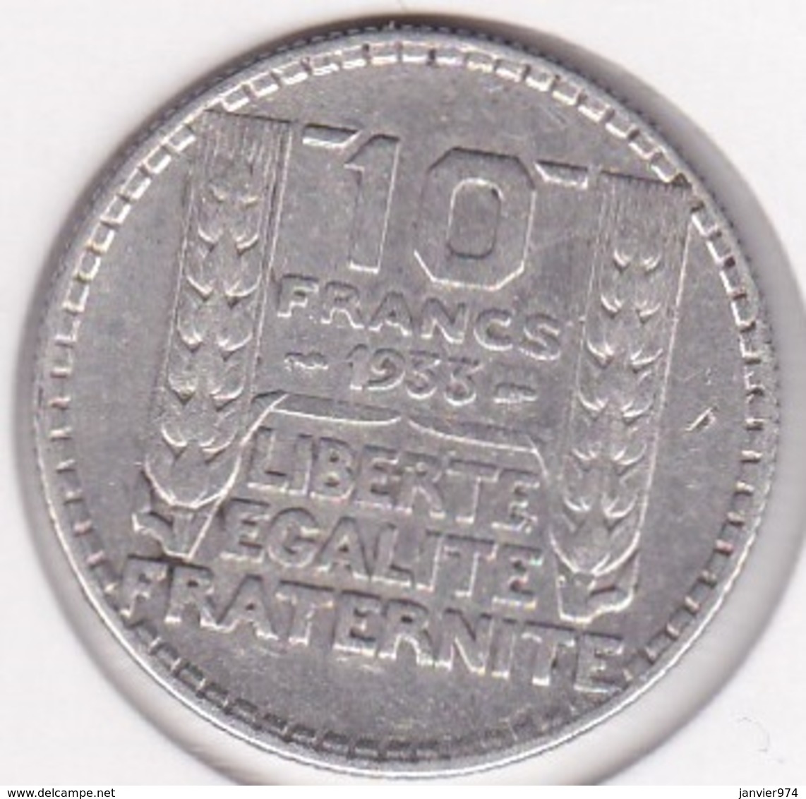 10 Francs Turin 1933 , En Argent - Autres & Non Classés