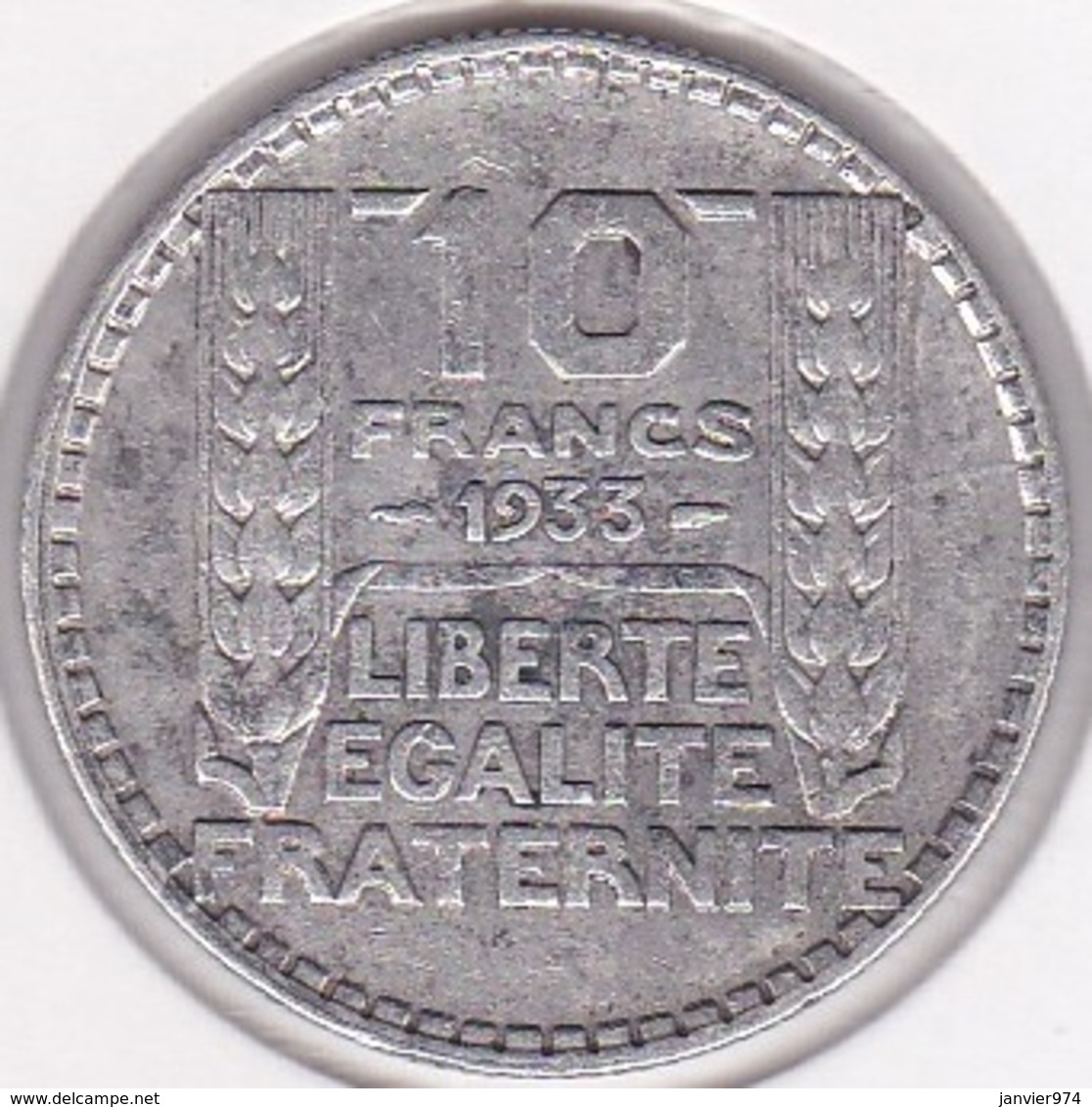 10 Francs Turin 1933 , En Argent - Autres & Non Classés